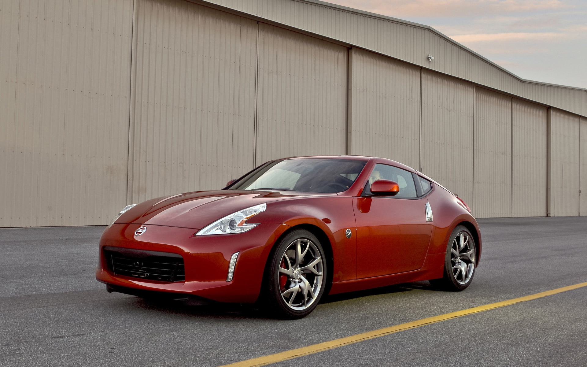 1080P, magma, Nissan 370Z, z, nissan, red, HD Wallpaper