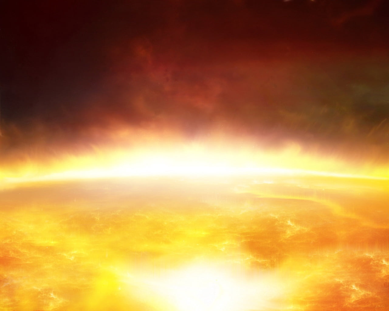 space, fire - Natural Phenomenon, sunlight, dramatic sky, exploding, no People, heat, temperature, abstract, brightly lit, sunbeam, scenics, astronomy, HD Wallpaper