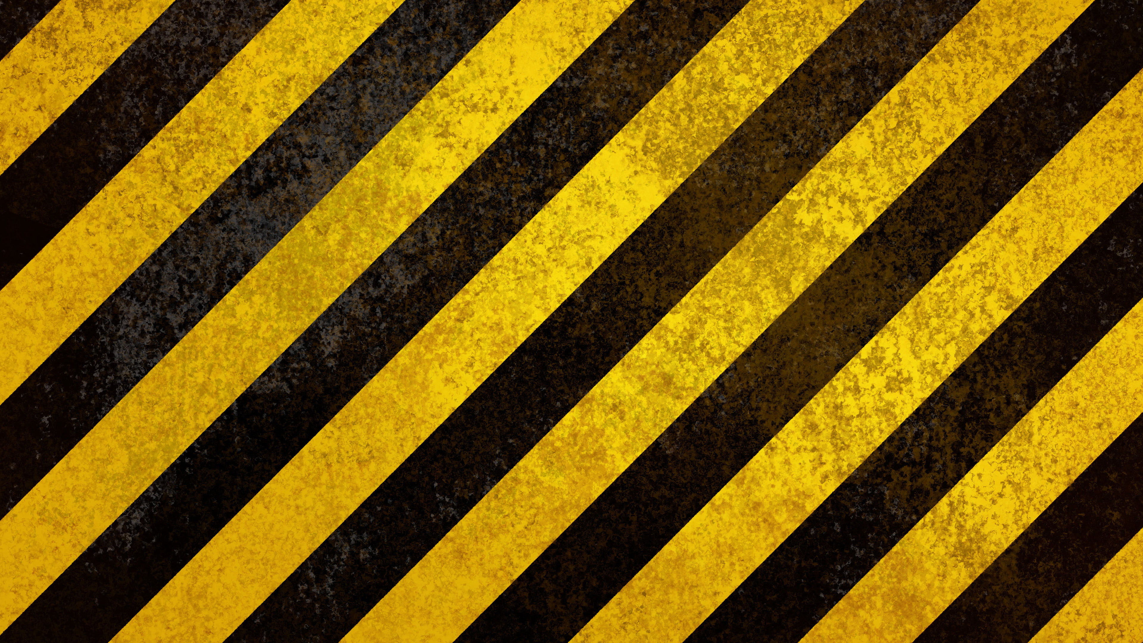 lines, grunge, yellow, 4K, pattern, black, HD Wallpaper