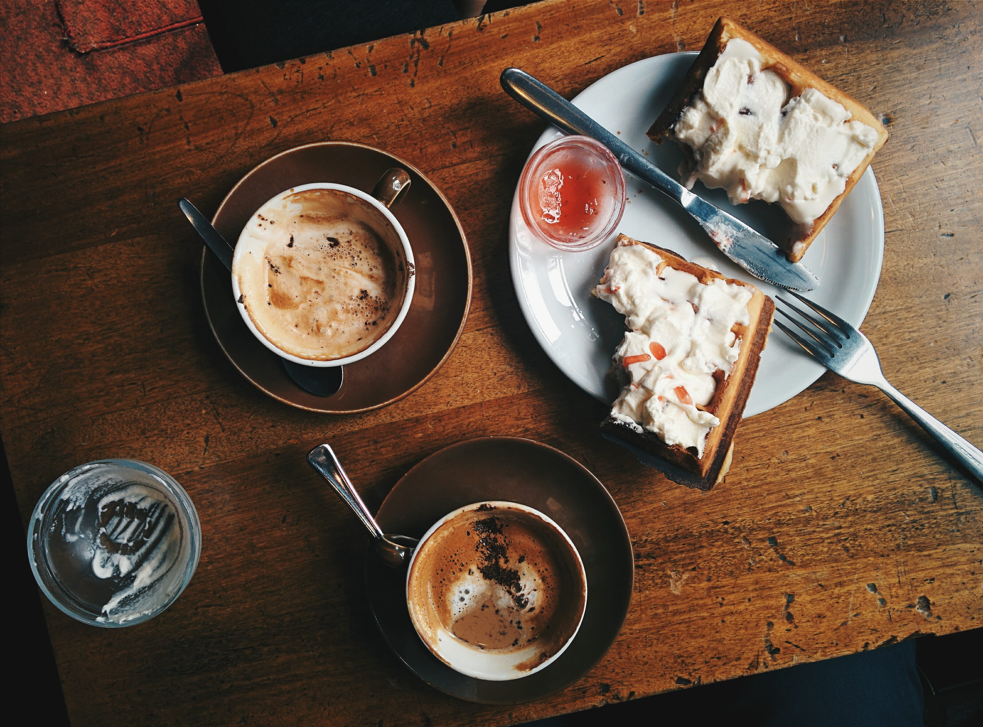 ready-to-eat, plate, freshness, tray, spoon, kitchen utensil, meal, drink, coffee, table, non-alcoholic beverage, coffee cup, café, glass, indoors, coffee - drink, HD Wallpaper