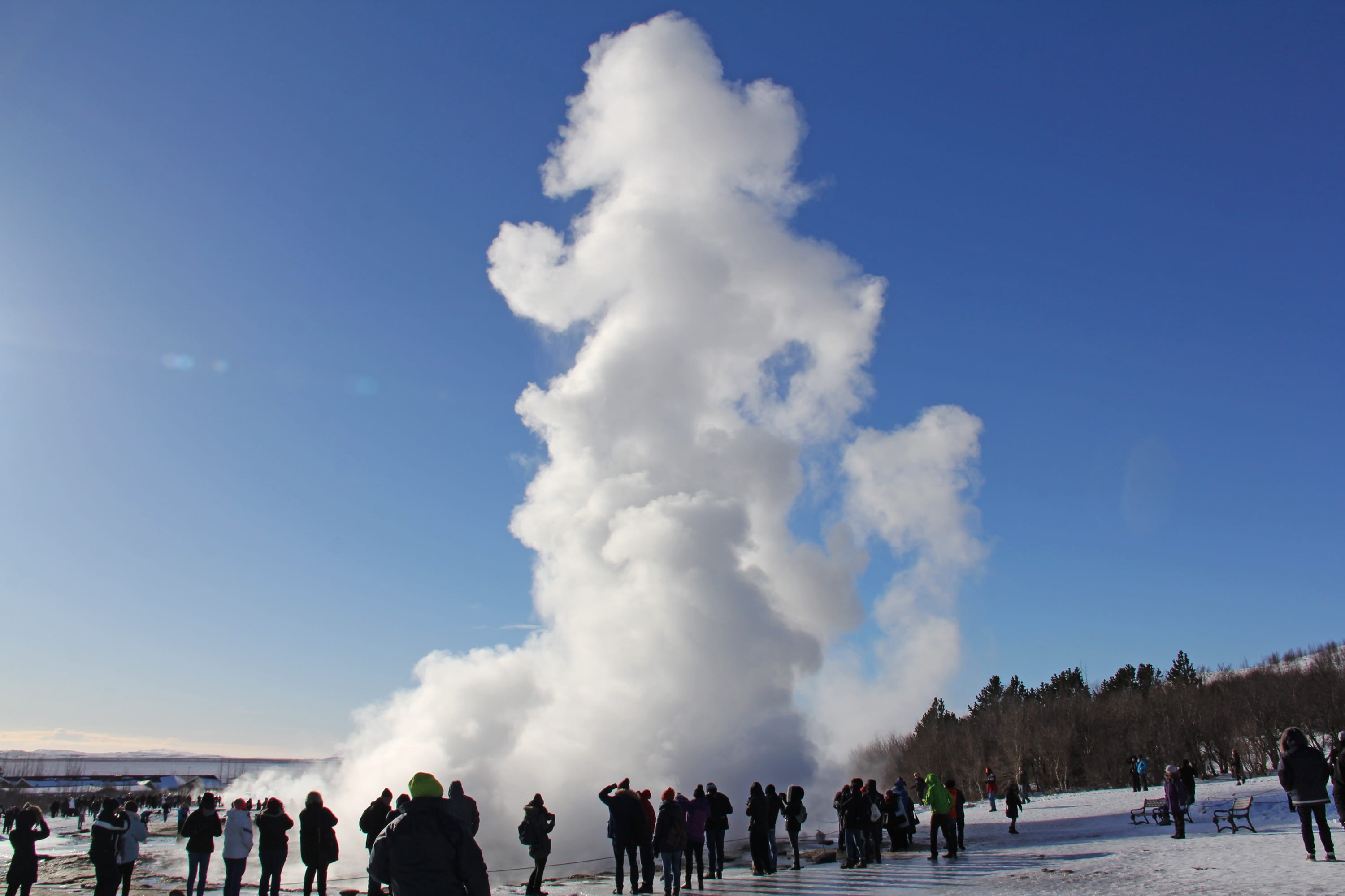 leisure activity, sky, Hot Springs, Amazing, real people, iceland, 2K, crowd, architecture, women, reykjavik, scandinavia, power in nature, nature, built structure, HD Wallpaper
