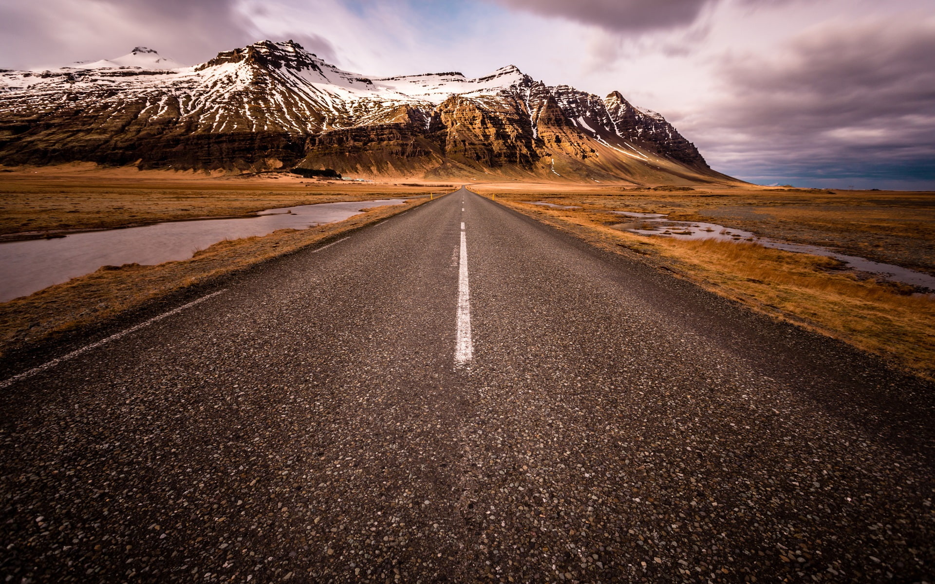 Scandinavia, Road, South, 1080P, Mountains, Iceland, HD Wallpaper