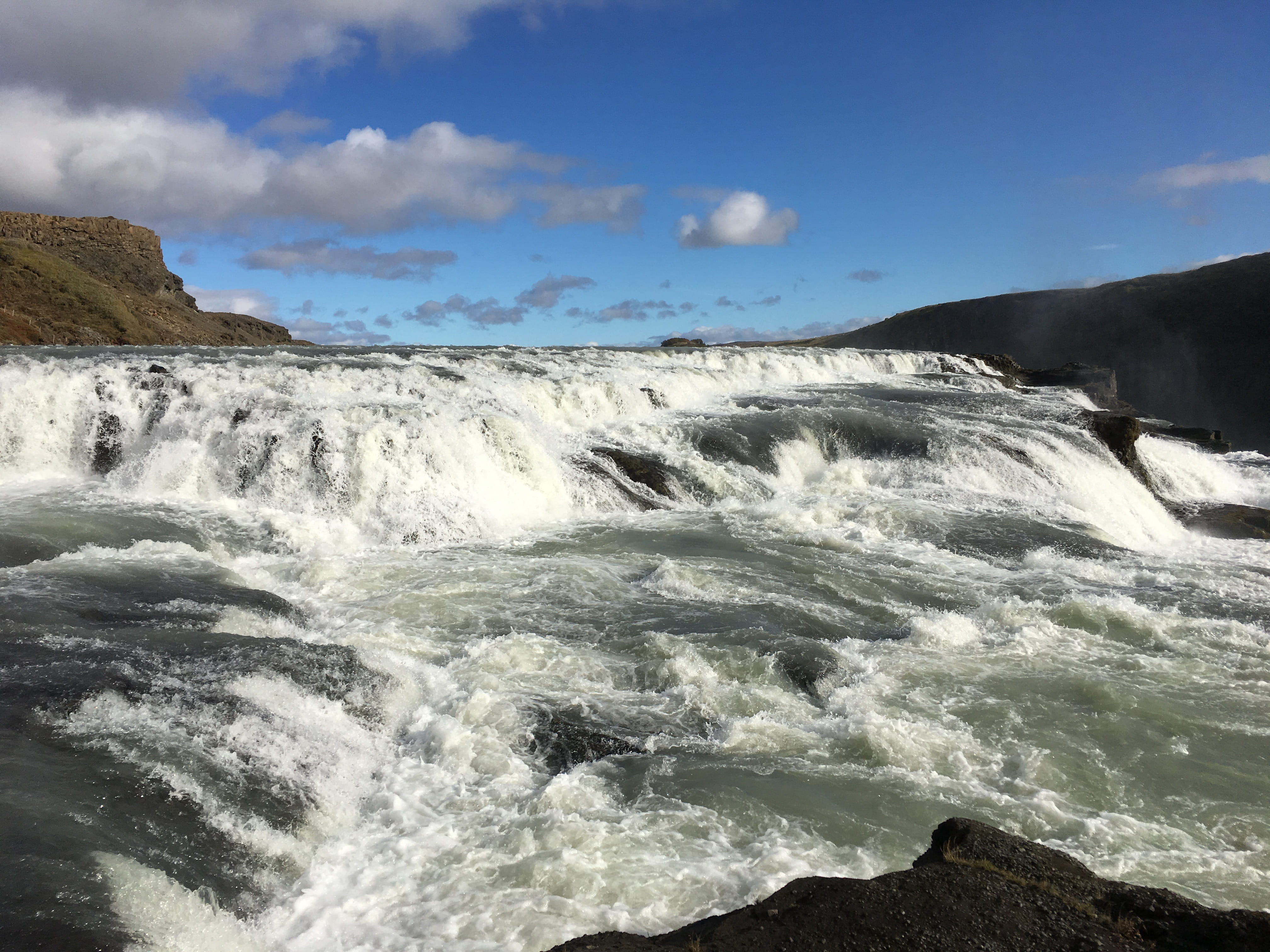 scenics, beauty In Nature, 4K, sport, blurred motion, flowing, outdoors, power in nature, cascade, motion, blue, Waterfall, nature, iceland, River, power, HD Wallpaper