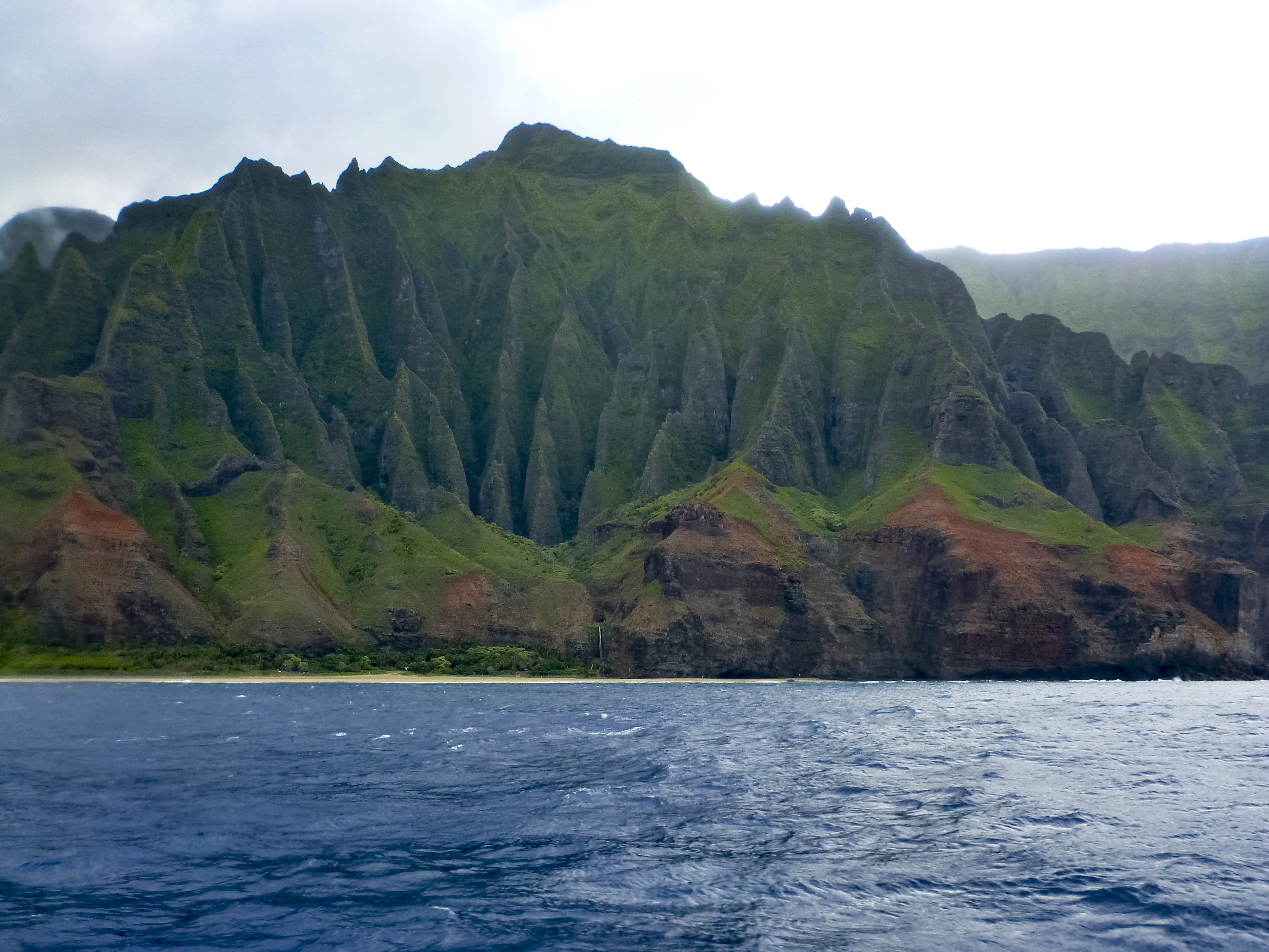 outdoors, waterfront, water, scenics - nature, sky, na pali coast hanalei tours, non-urban scene, tranquility, environment, nature, beauty in nature, sea, HD Wallpaper