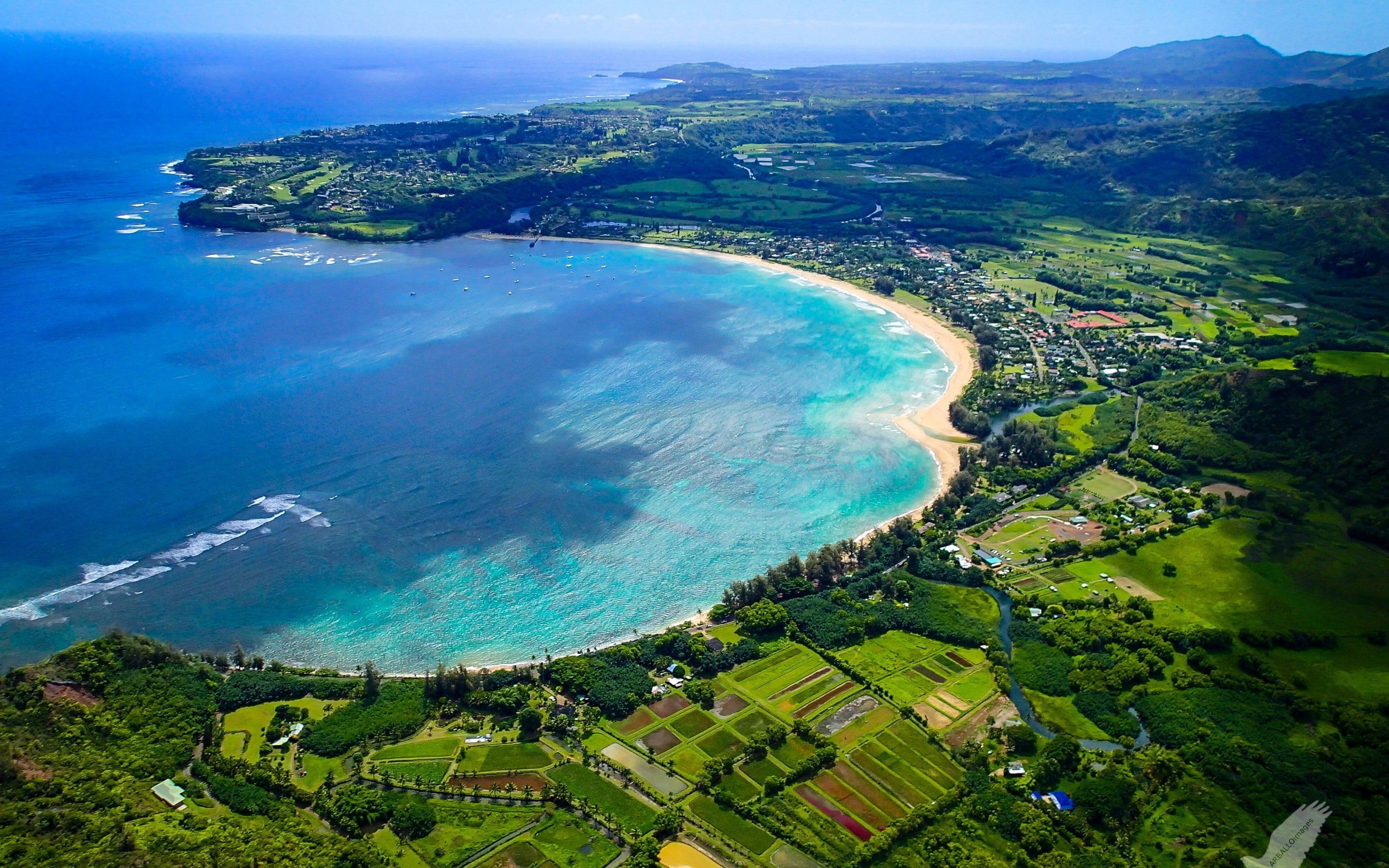 2K, island, kauai, sea, landscape, blue sky, hawaii, ocean, HD Wallpaper