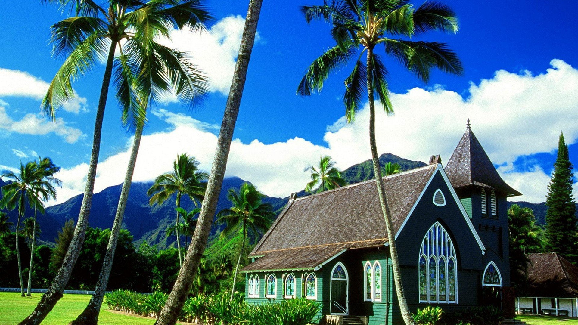 churches, hawaii, 1080P, kauai, HD Wallpaper