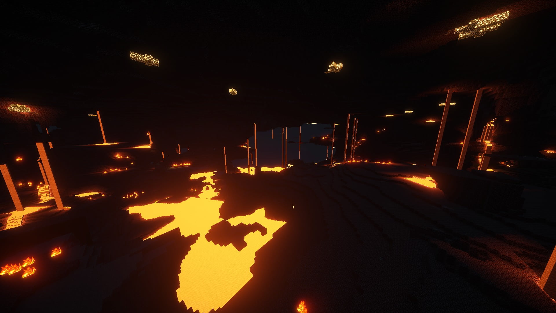 car, shadow, 1080P, lighting equipment, night, building, no people, water, city, architecture, sea, reflection, mode of transportation, Minecraft, Sun, HD Wallpaper