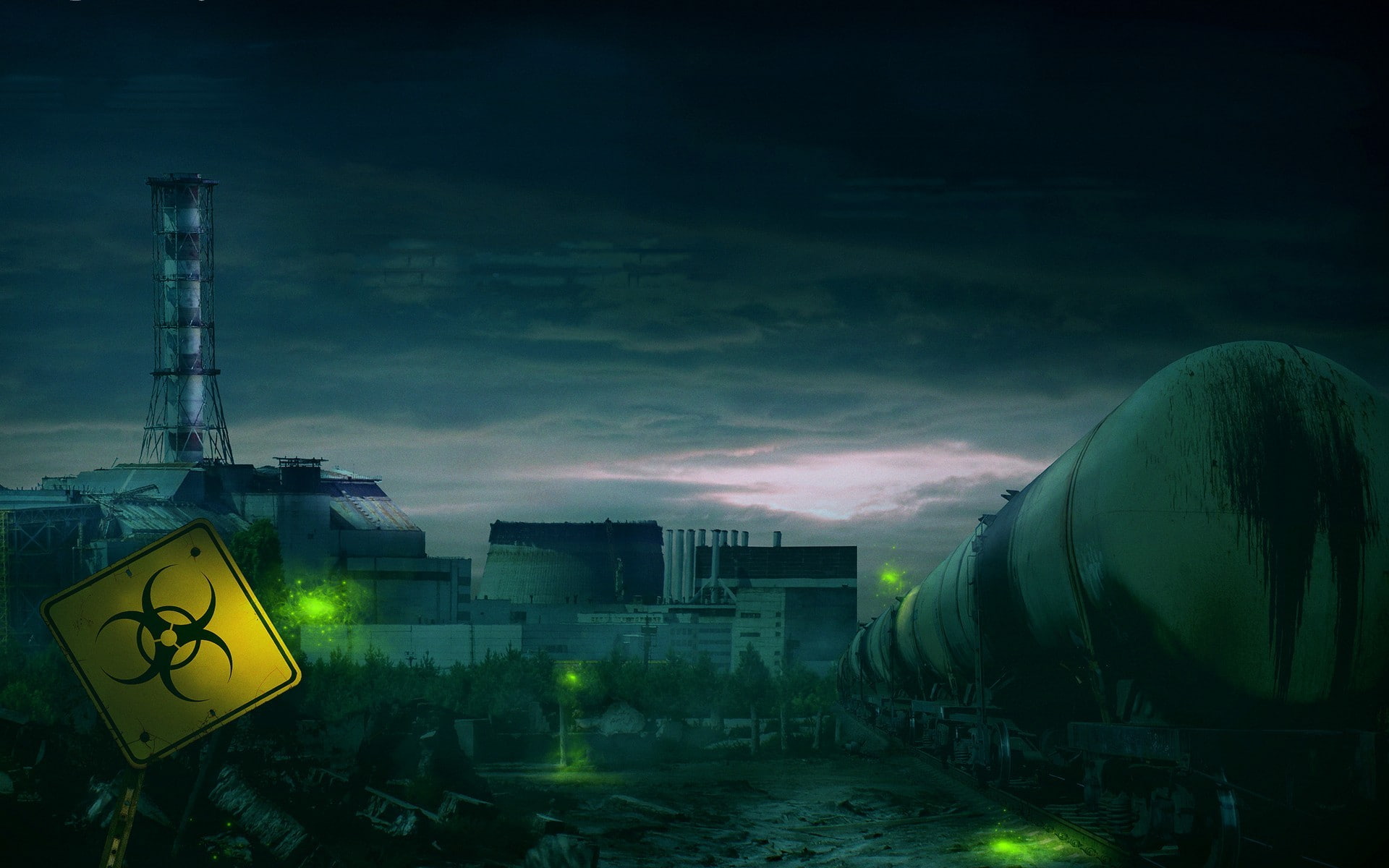 1080P, artwork, radioactive, apocalyptic, HD Wallpaper