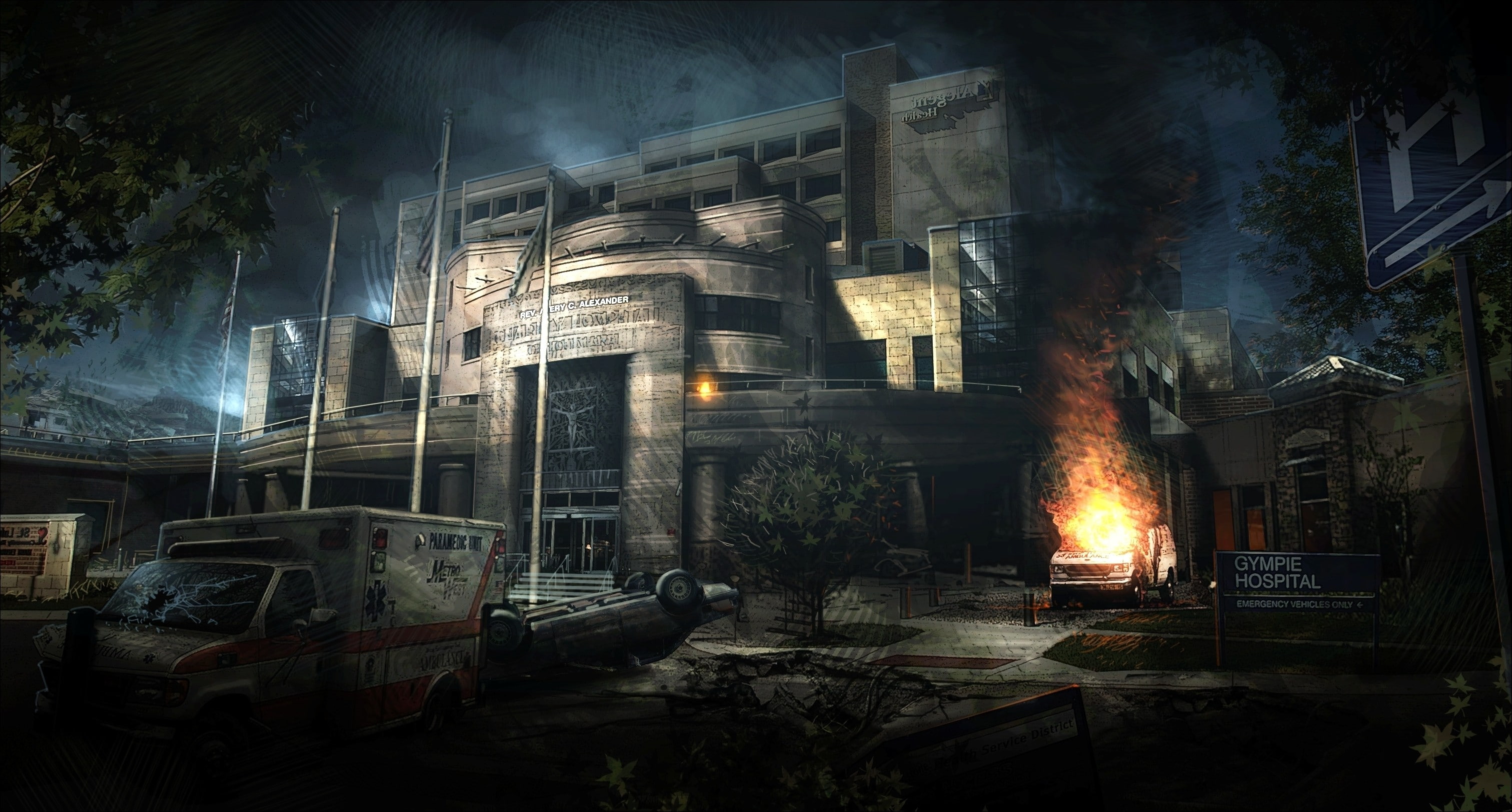 futuristic, artwork, apocalyptic, 2K, ruin, HD Wallpaper