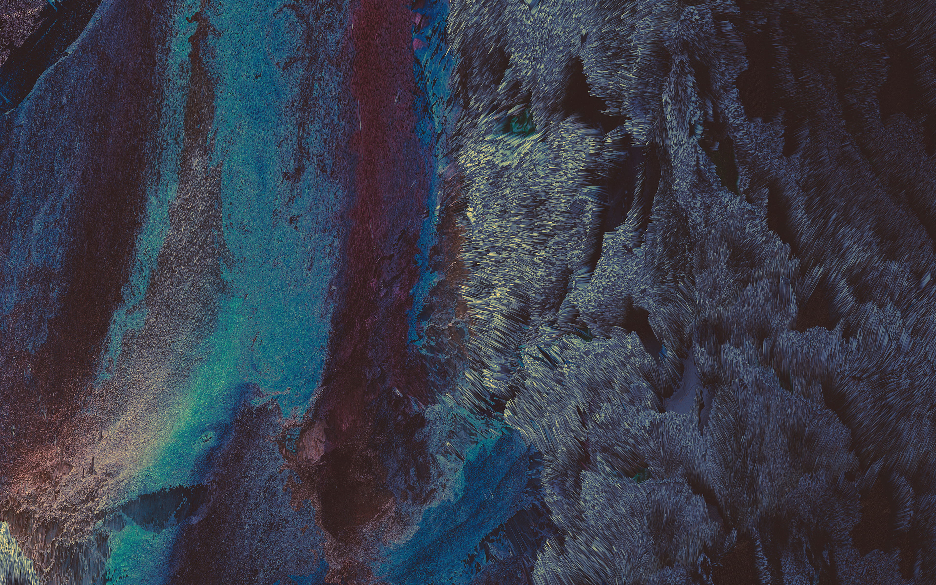 close-up, abstract, water, paranoid, blue, hampus, no people, nature, pattern, textured, 4K, winter, day, tranquility, multi colored, olsson, full frame, HD Wallpaper