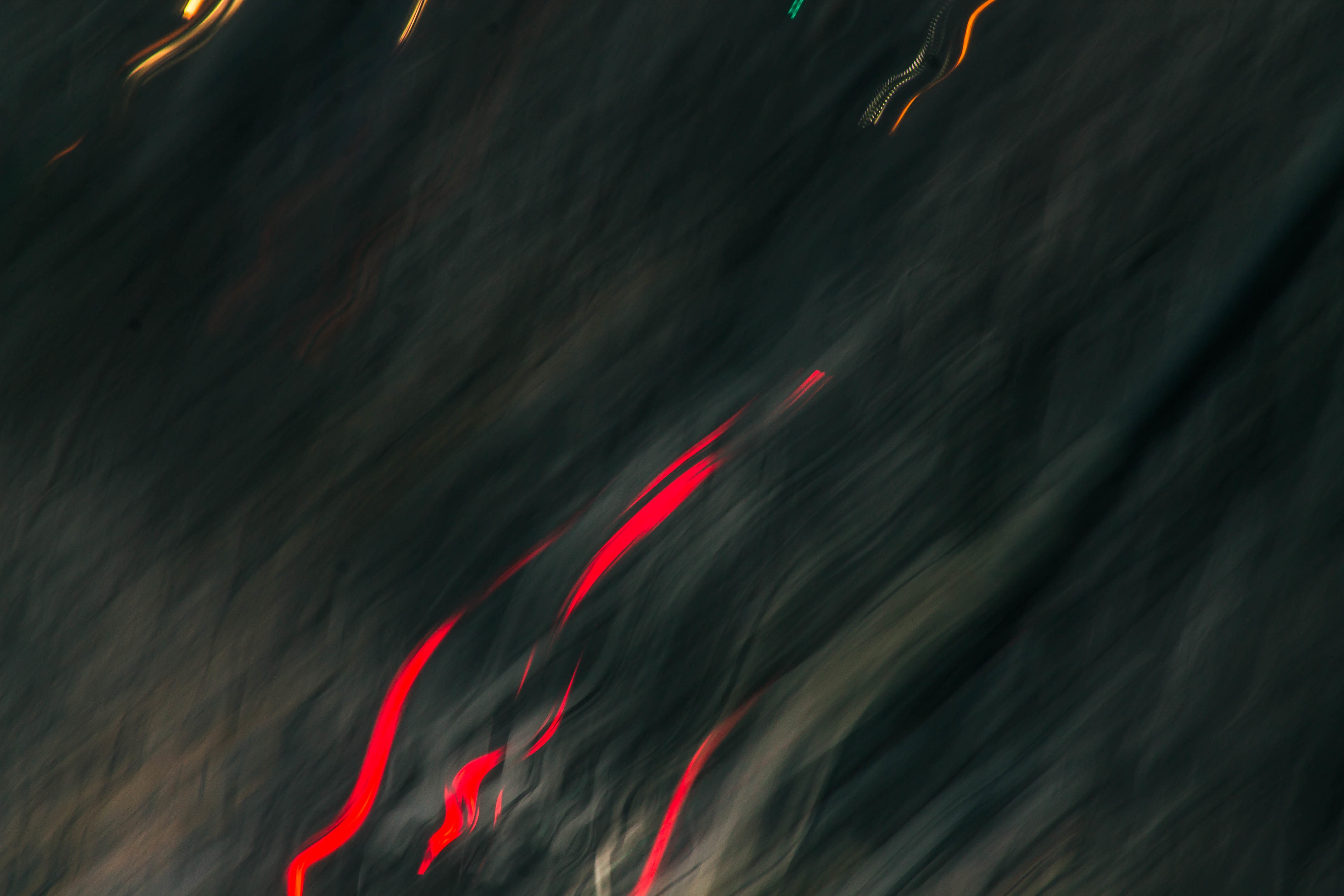 speed, red, abstract, background, water, surface, nature, night, 4K, black, no people, science, animal wildlife, beauty in nature, lava, motion, digital, HD Wallpaper
