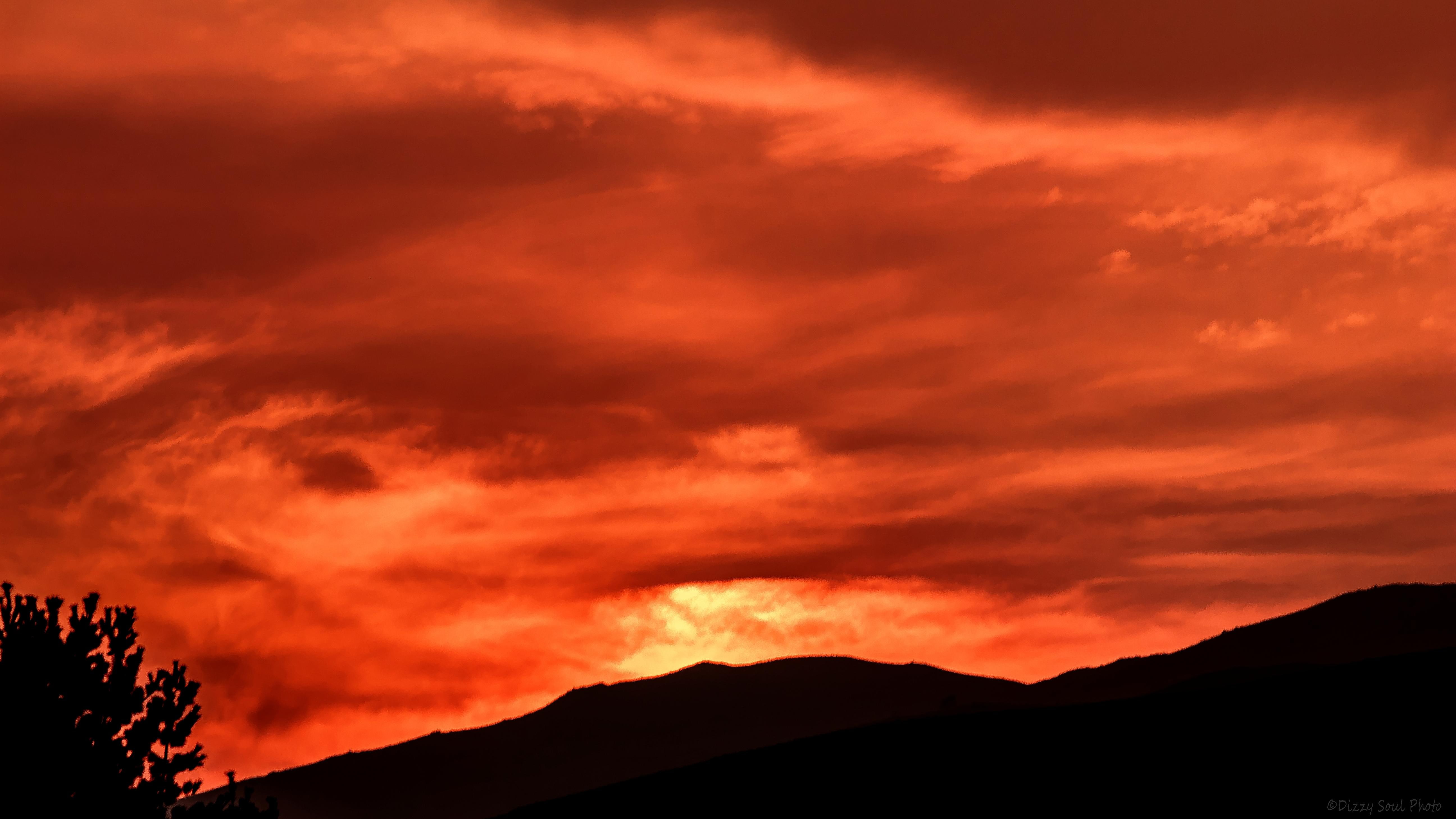 5K, sunset, canon, reno, lightroom, furnace, HD Wallpaper