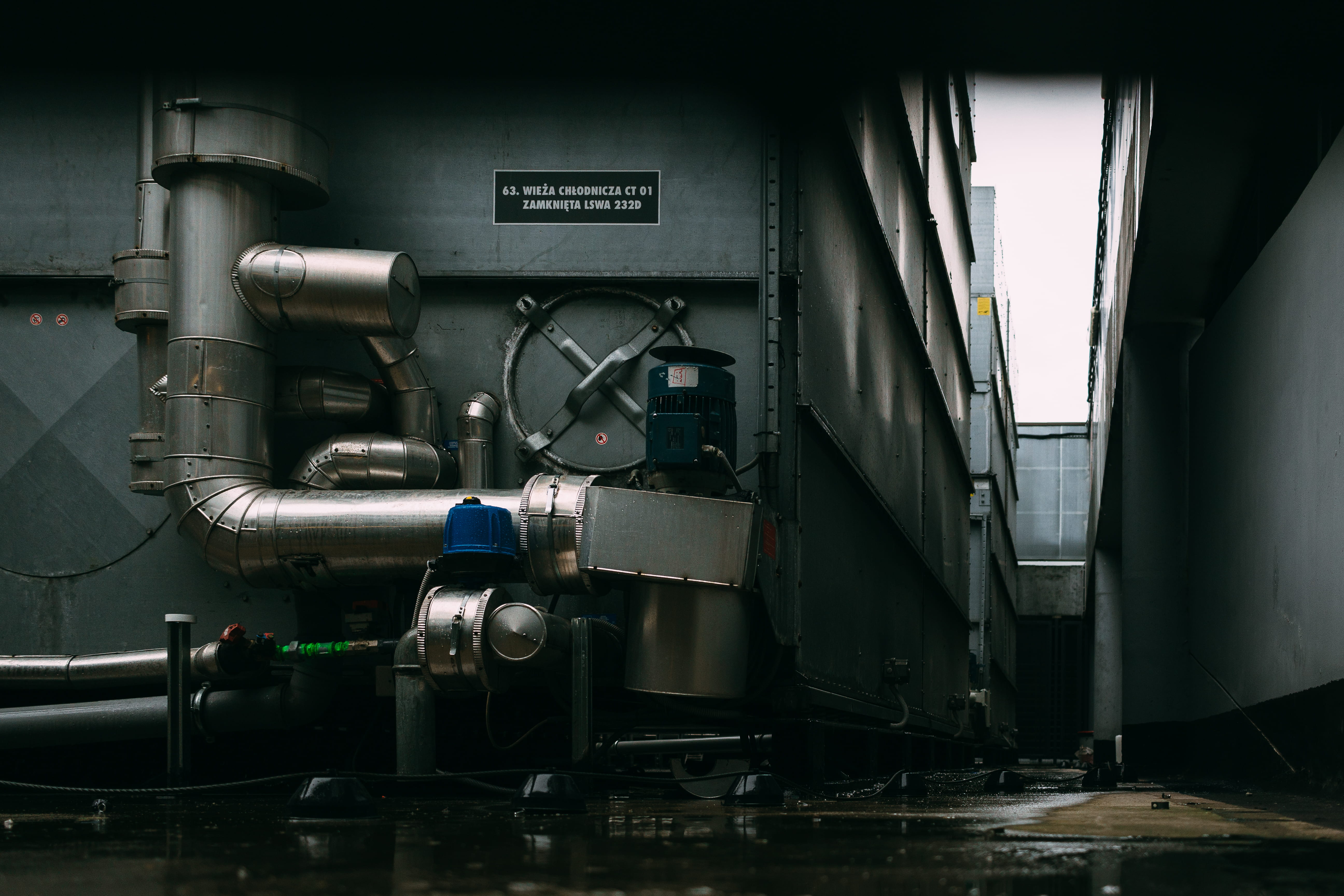 streetphoto, connection, boiler, equipment, business, industry, nature, gray, metal, control, furnace, indoors, manufacturing equipment, 5K, wall - building feature, HD Wallpaper