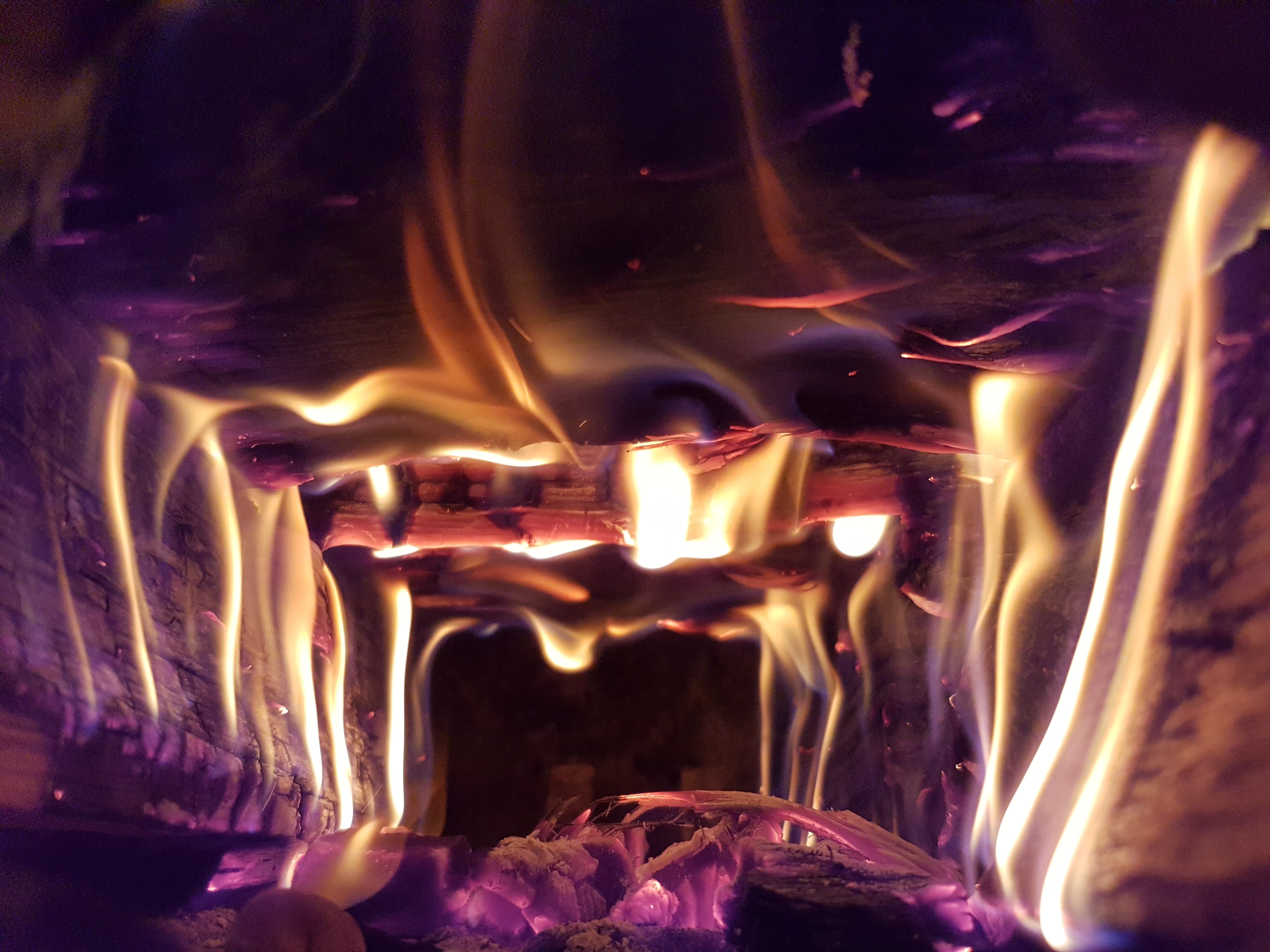 orange color, long exposure, indoors, flowing, illuminated, burn, luminosity, wood, no people, fire - natural phenomenon, close-up, spark fire, hot, 4K, HD Wallpaper