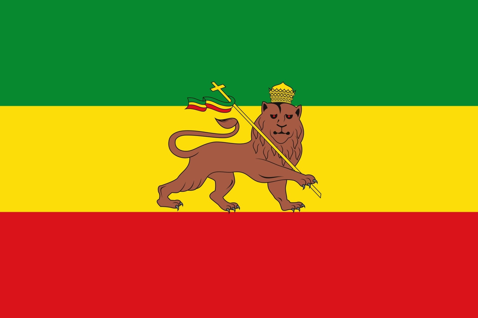 Flag of Ethiopia, 1080P, Flags, HD Wallpaper