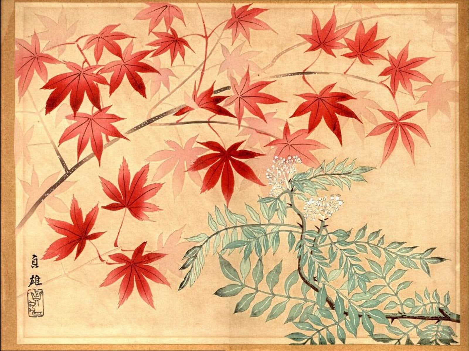 art, asian, 720P, asian-art, japanese, chin-ese, paintings, HD Wallpaper