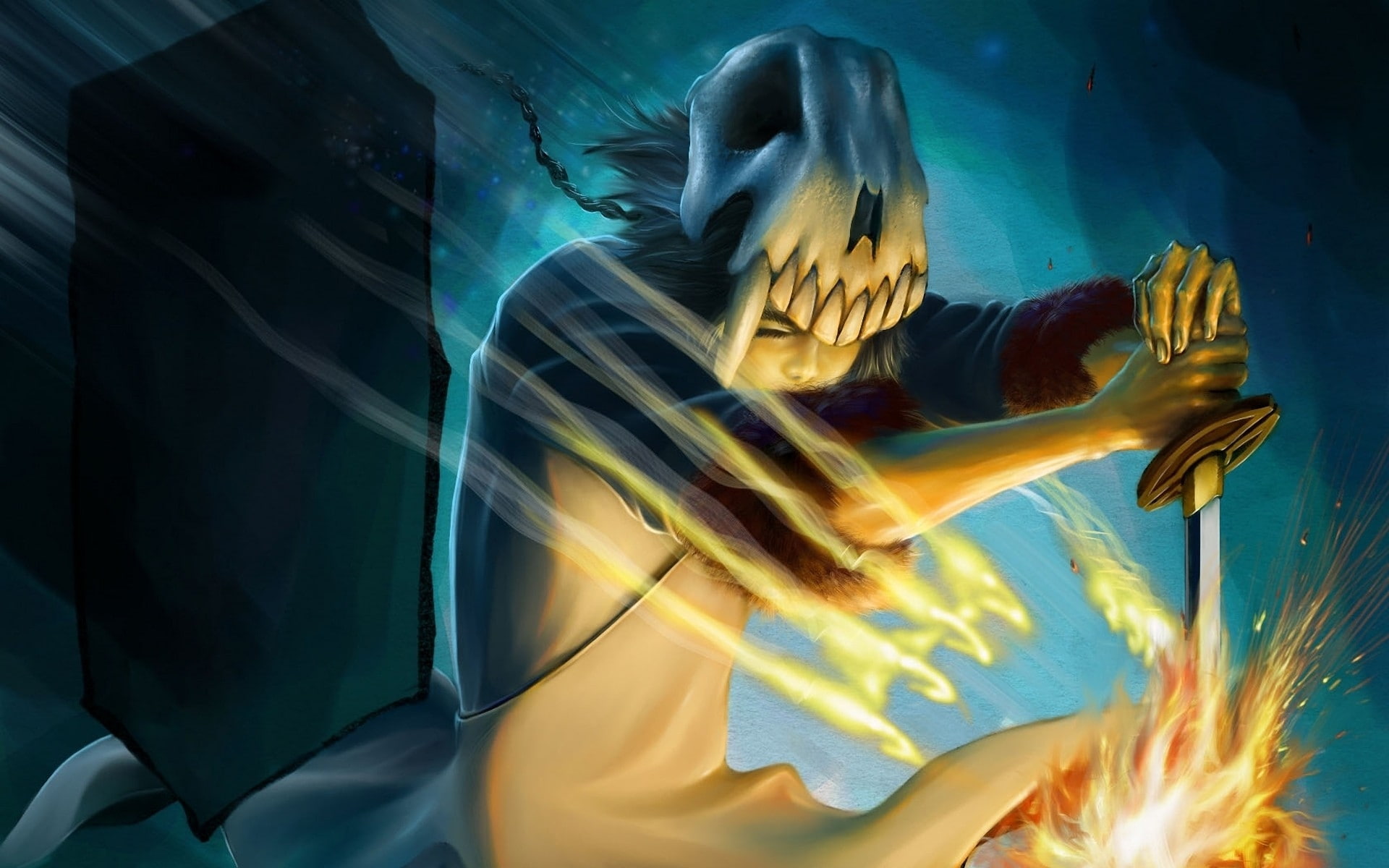arrancar, ggio, 1080P, bleach, vega, anime, art, hd, HD Wallpaper