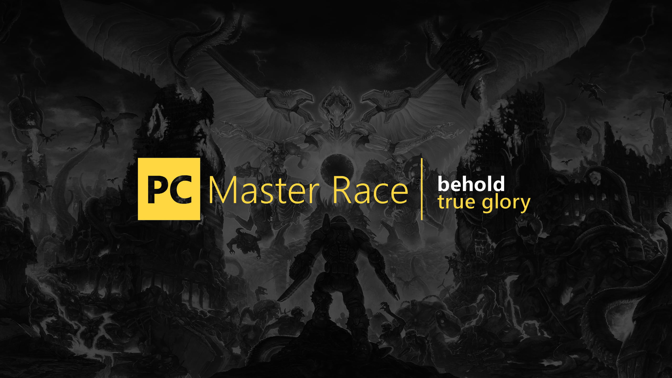 PCMR, 2K, DOOM Eternal, Doom (game), HD Wallpaper