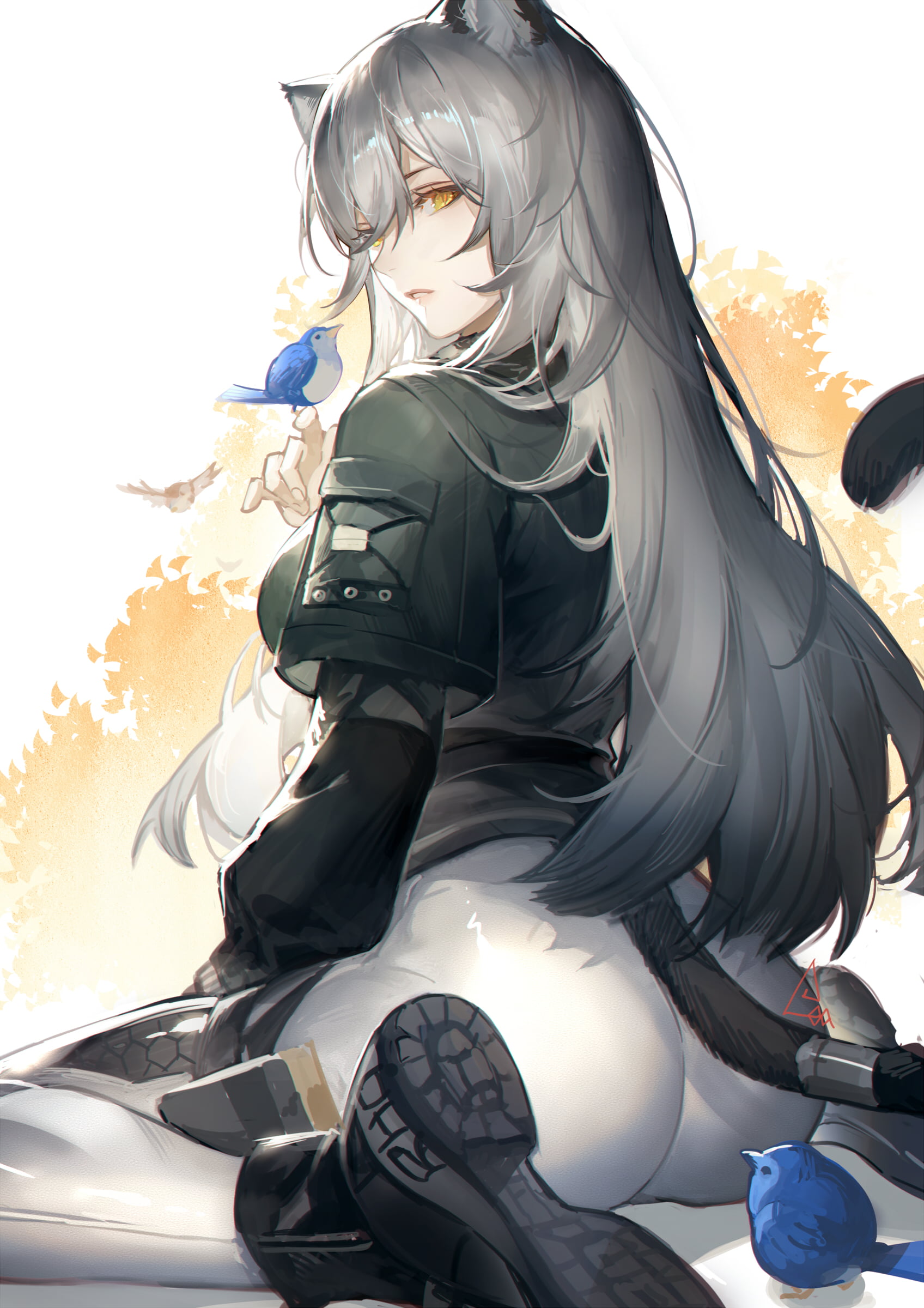 anime girls, Schwarz(Arknights), 1080P, Arknights, anime, Phone HD Wallpaper