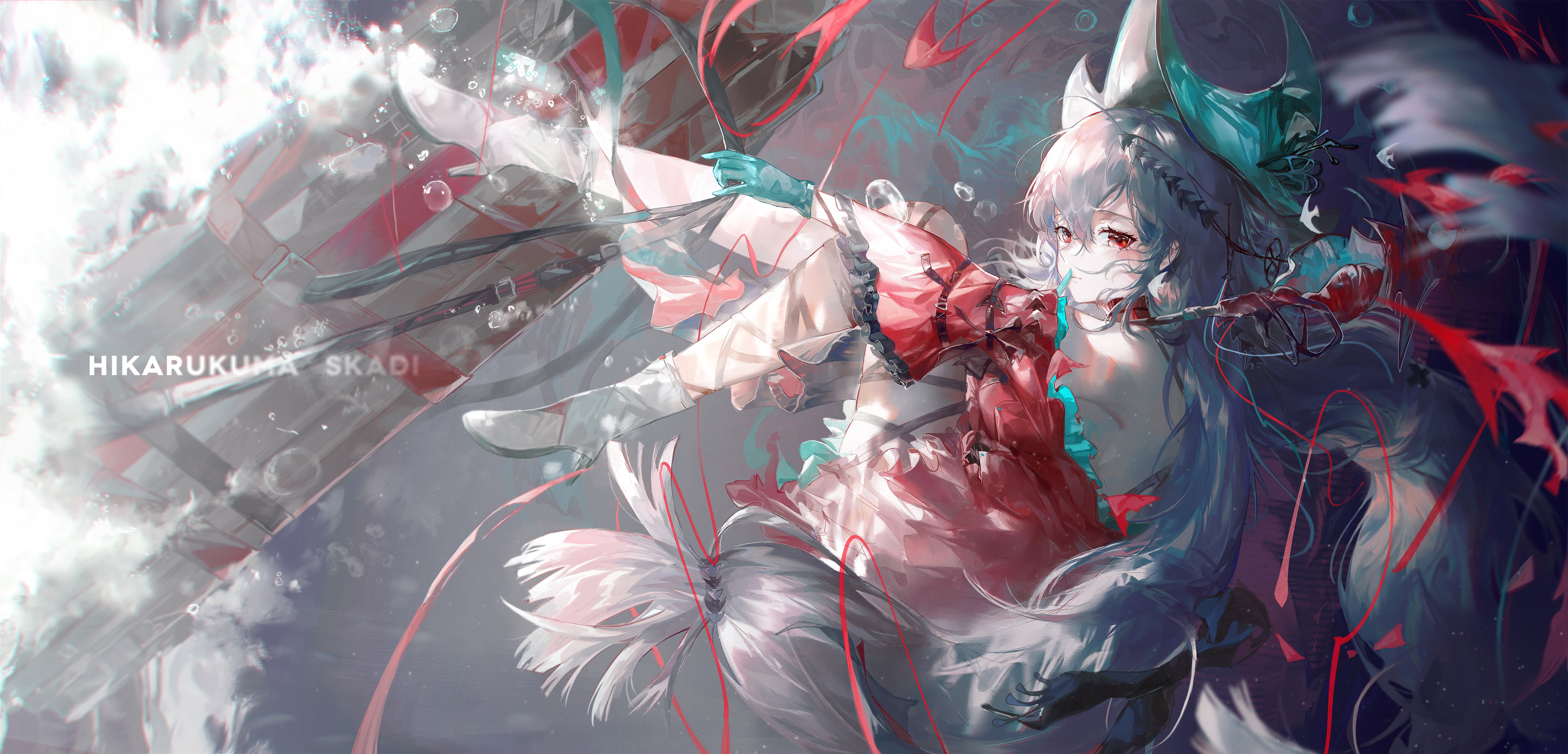5K, DaylightAllure, Skadi(Arknights), anime, anime girls, Arknights, HD Wallpaper