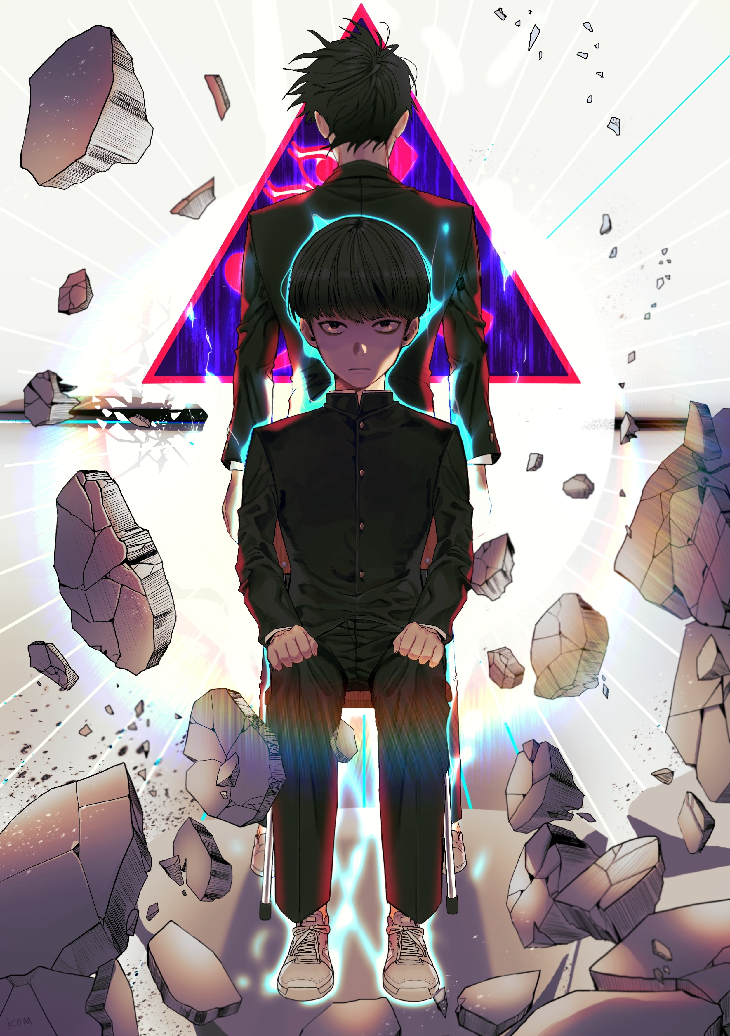 wireless technology, Anime, human body part, 2K, indoors, real people, one person, stones, futuristic, internet, technology, young adult, women, men, adult, Phone HD Wallpaper
