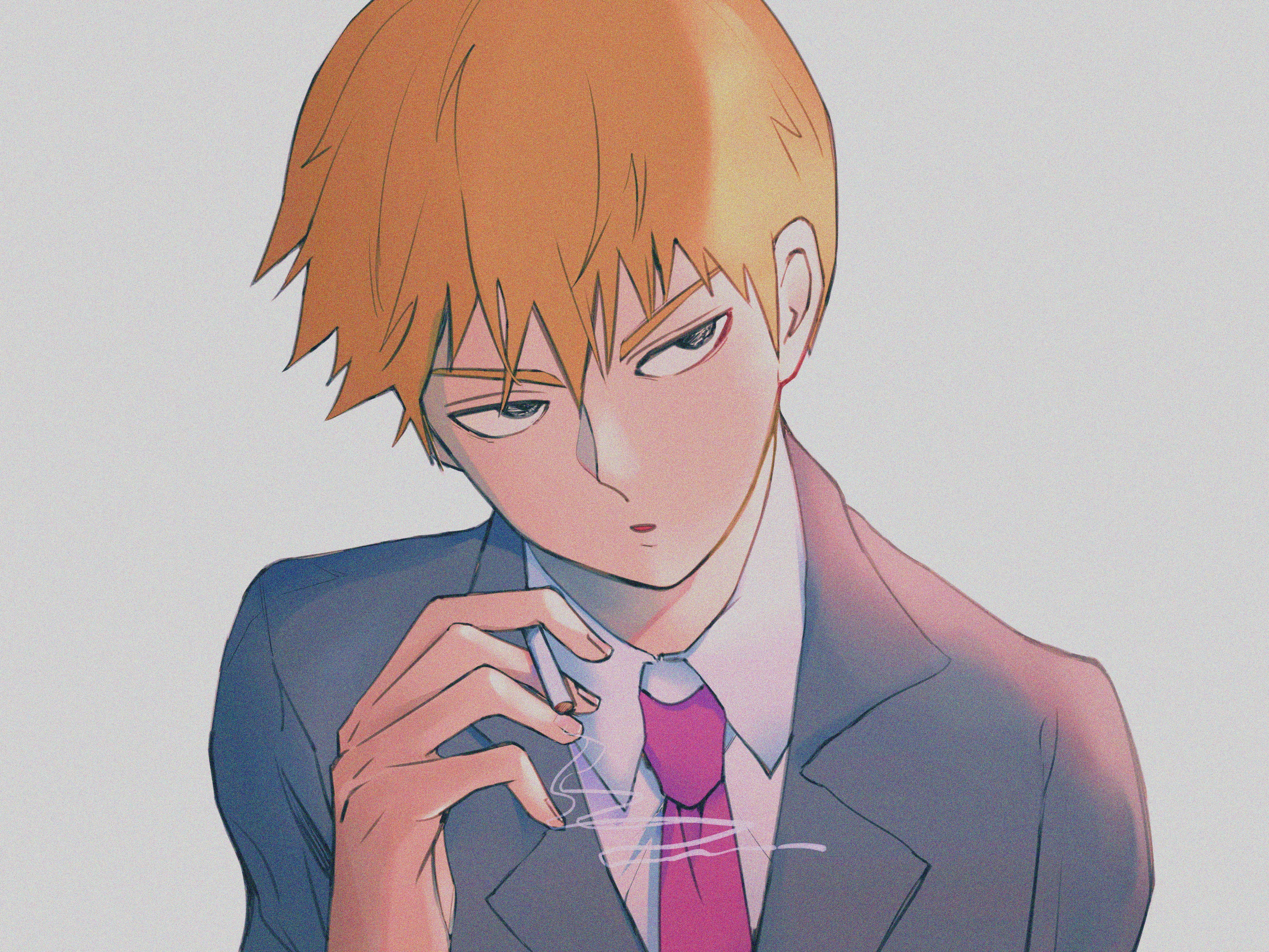 Mob Psycho 100, 4K, Arataka Reigen, Anime, HD Wallpaper
