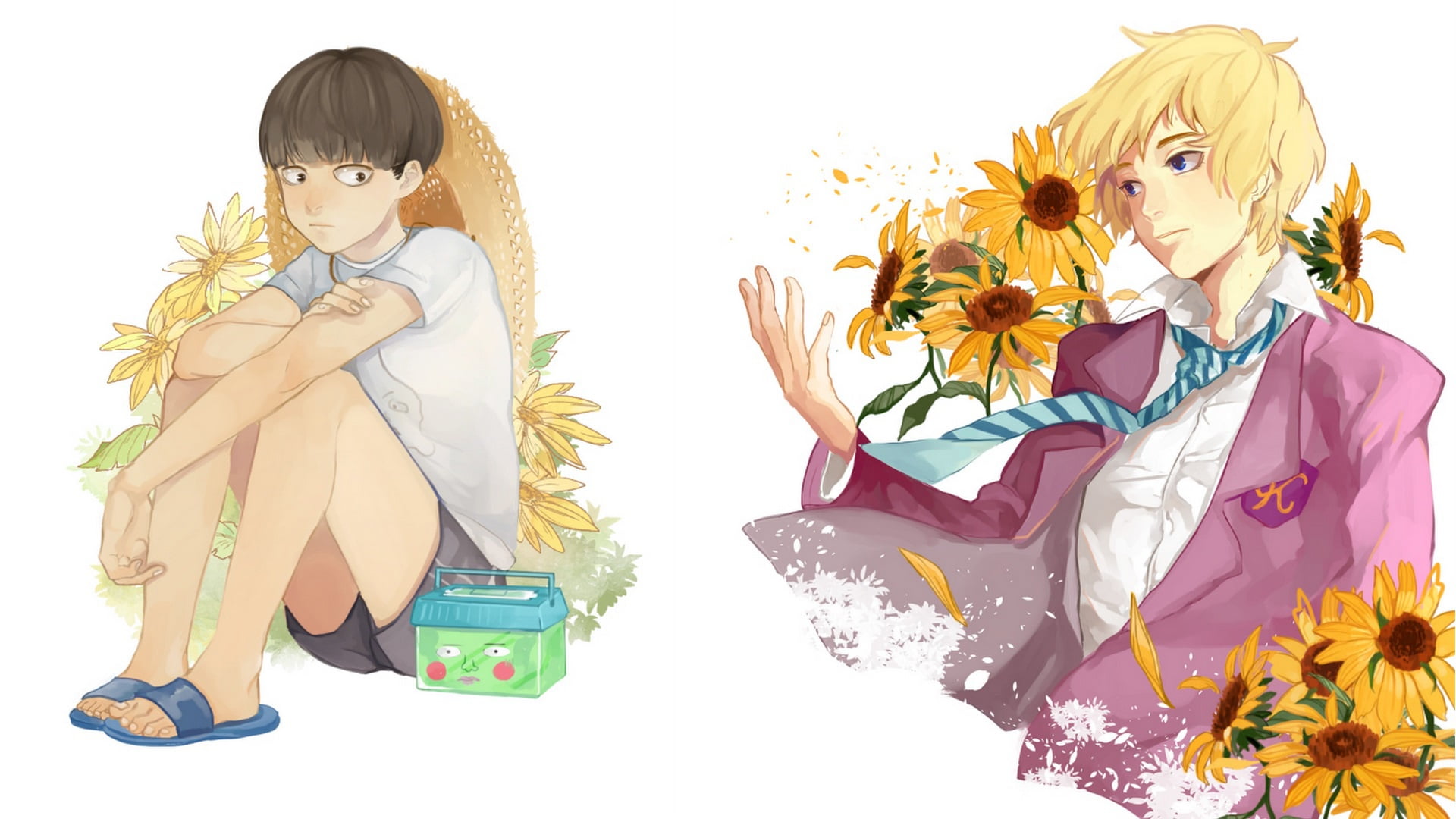 Mob Psycho 100, Anime, 1080P, Arataka Reigen, Shigeo Kageyama, HD Wallpaper