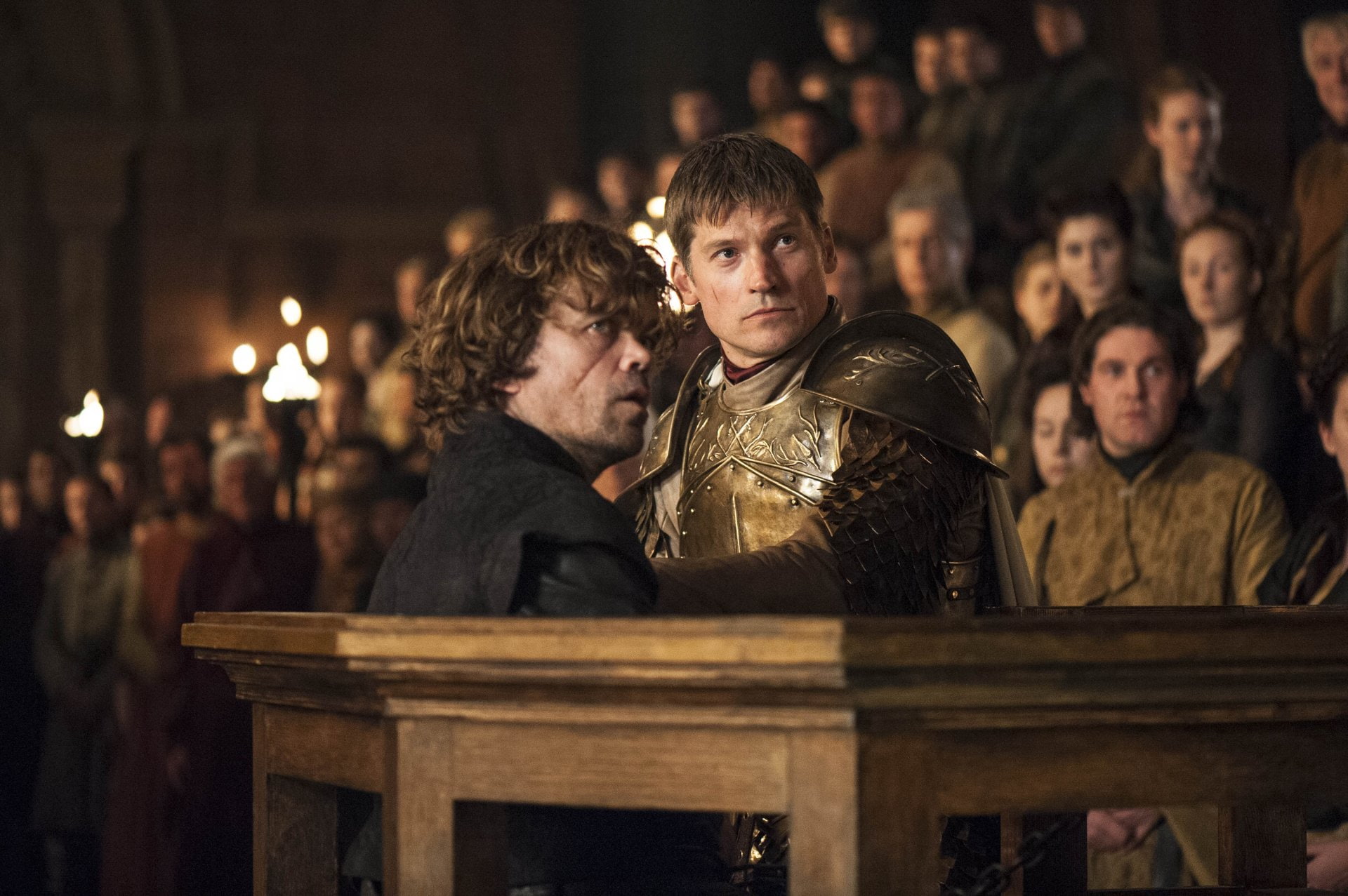 waist up, mature adult, adult, young men, TV Show, mature men, crowd, 1080P, males, mid adult men, group of people, women, Game Of Thrones, watching, sitting, HD Wallpaper