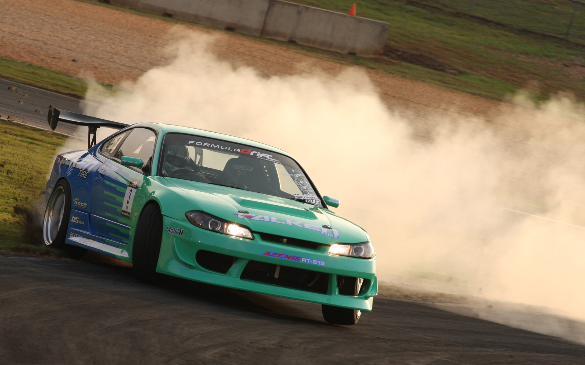 smoke, hd, nissan, drift, cars, 1080P, burnout, silvia, HD Wallpaper