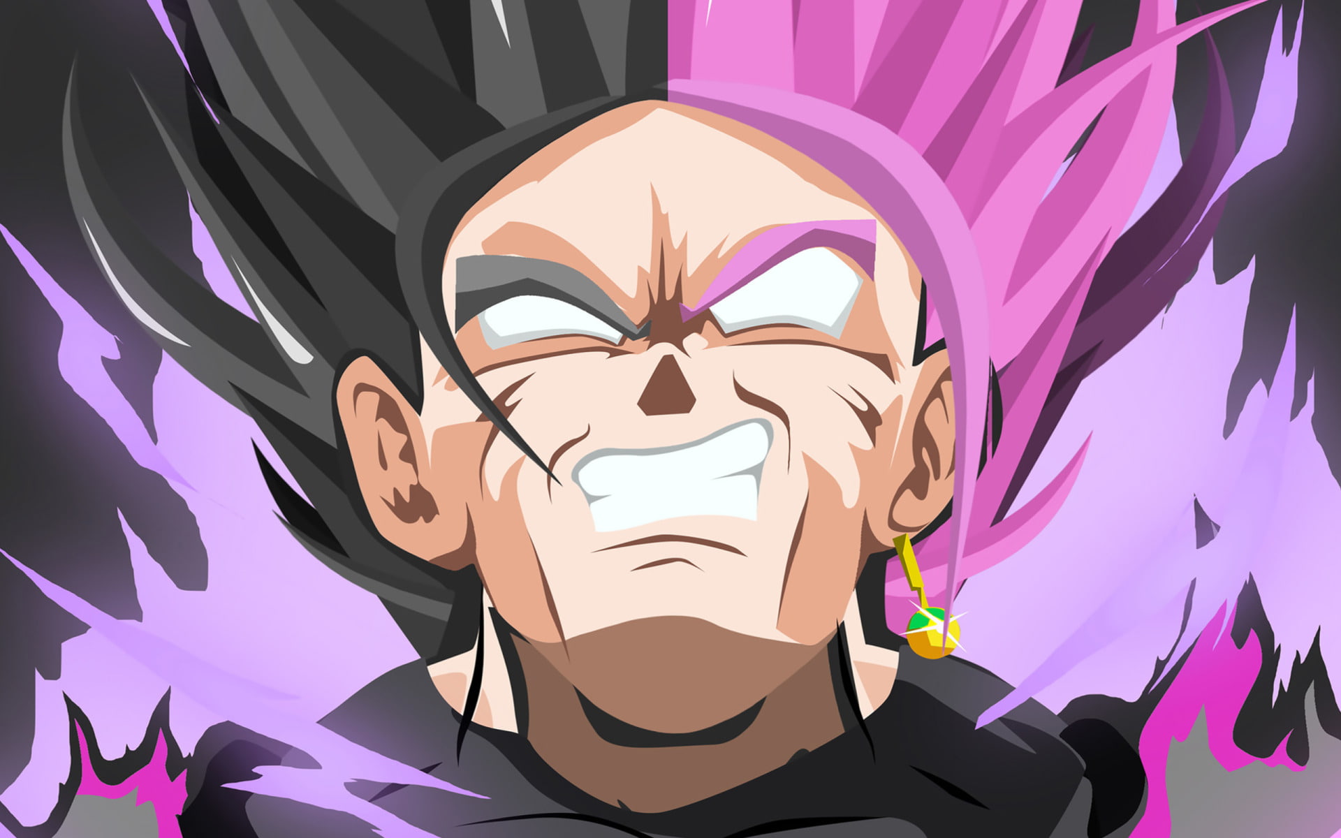 Black (Dragon Ball), Super Saiyan Rosé, 1080P, Dragon Ball Super, Dragon Ball, HD Wallpaper