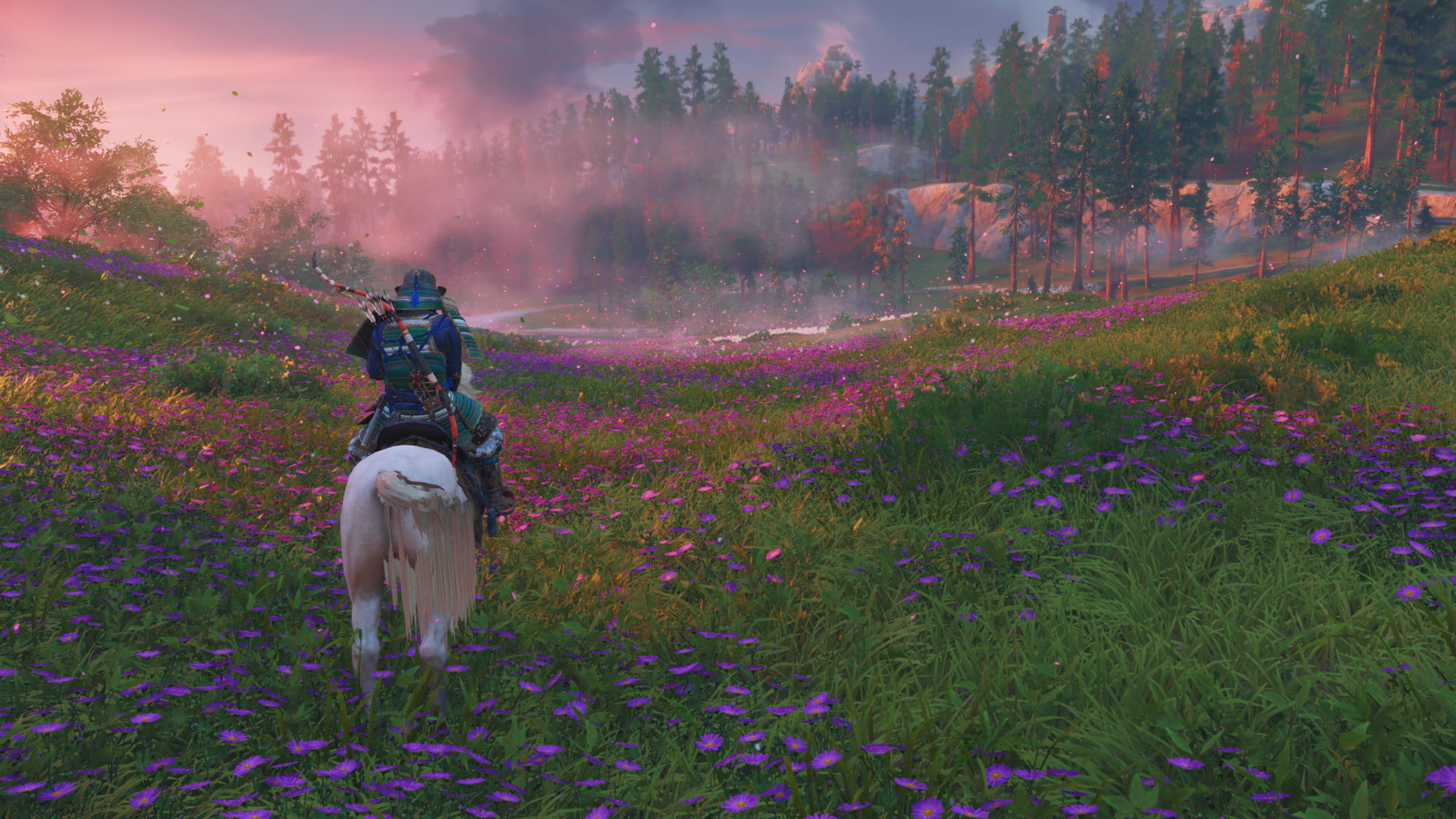 PlayStation 4, video games, Ghost of Tsushima, 1080P, HD Wallpaper