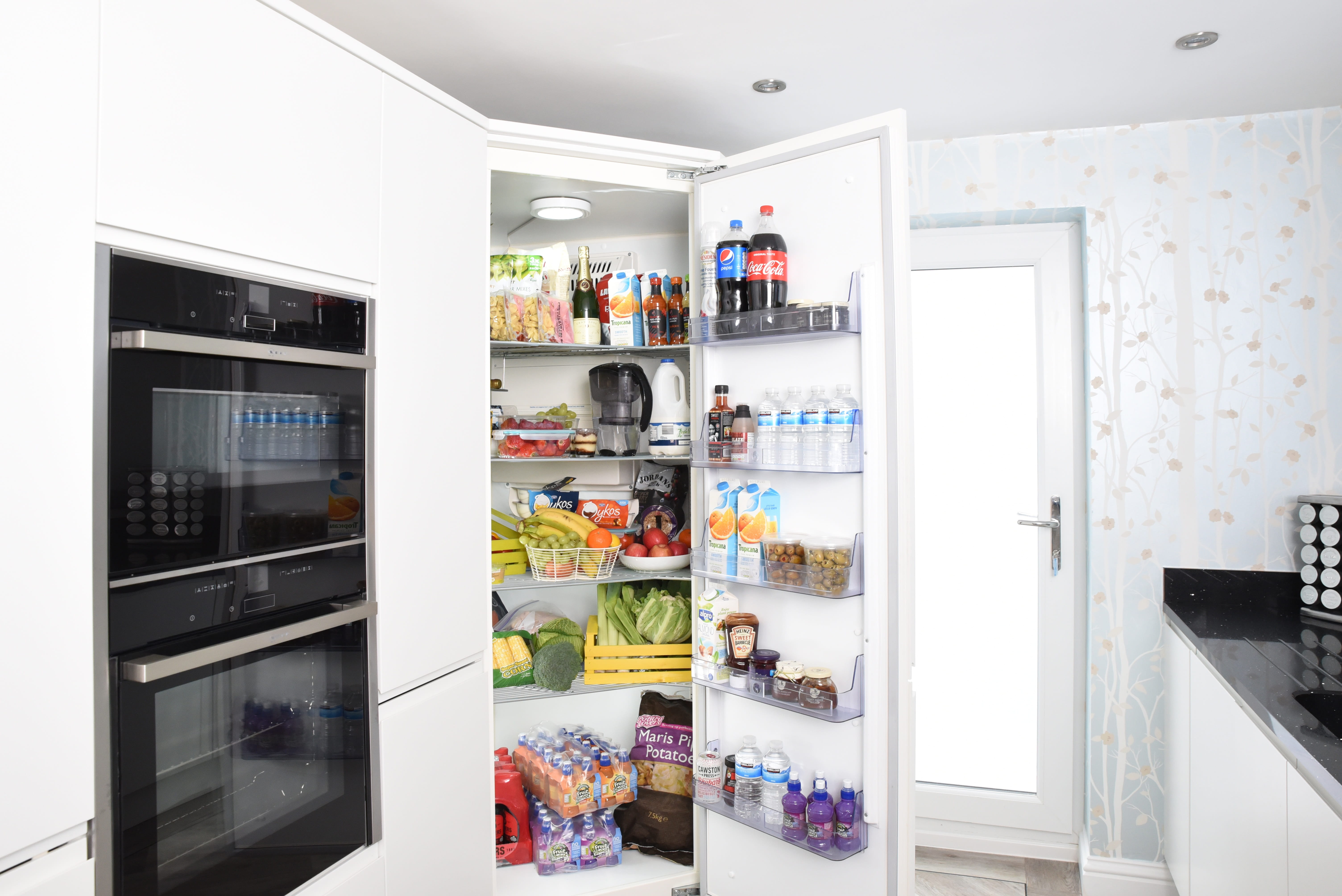cold, open, refrigerator, refreshment, storage, chill, no people, fridge door, household equipment, fridge, chilled, equipment, food and drink, retail, HD Wallpaper