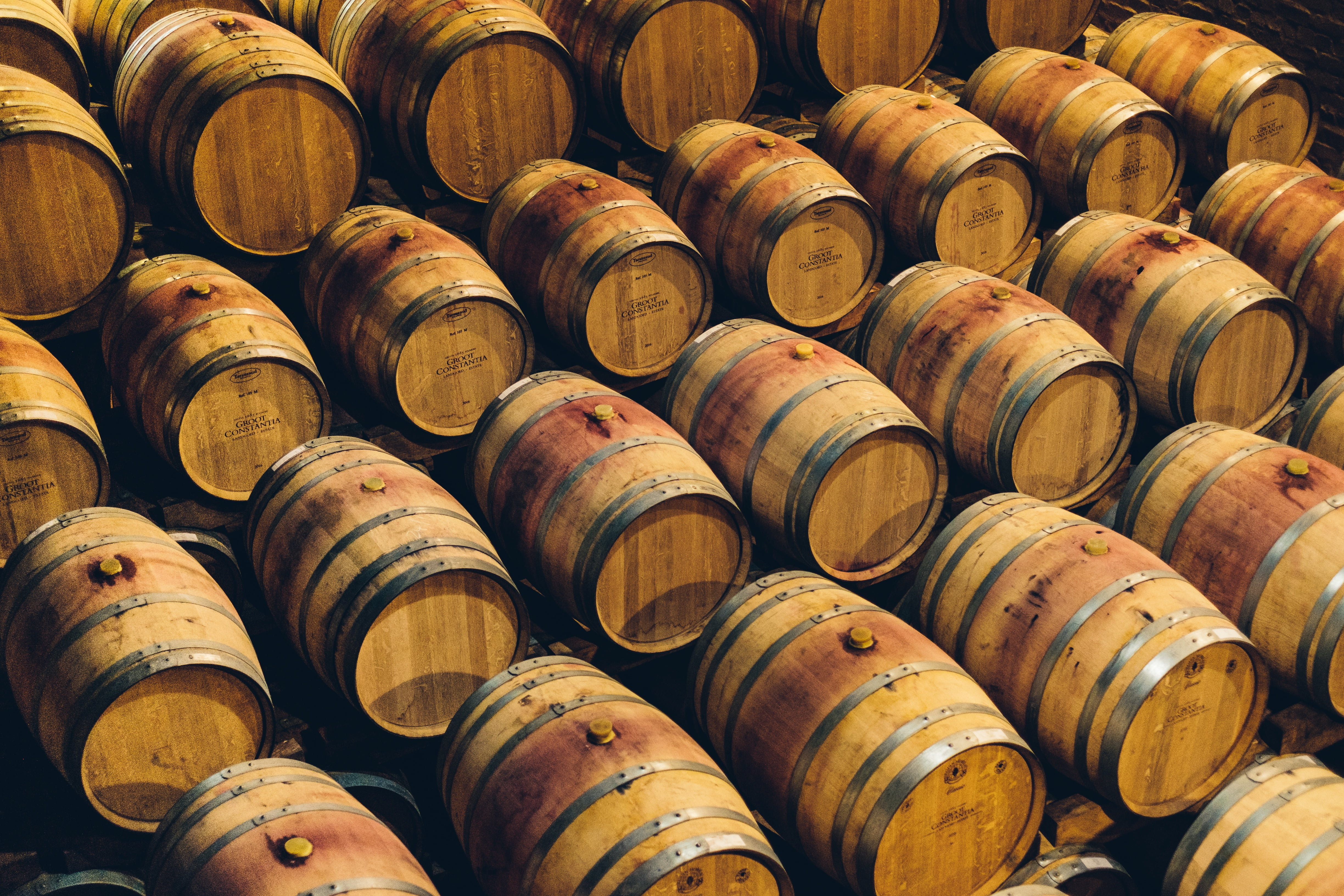 old, abundance, cylinder, storage, oak, arrangement, still life, full frame, side by side, wooden, alcohol, barrels, container, no People, wood - Material, HD Wallpaper