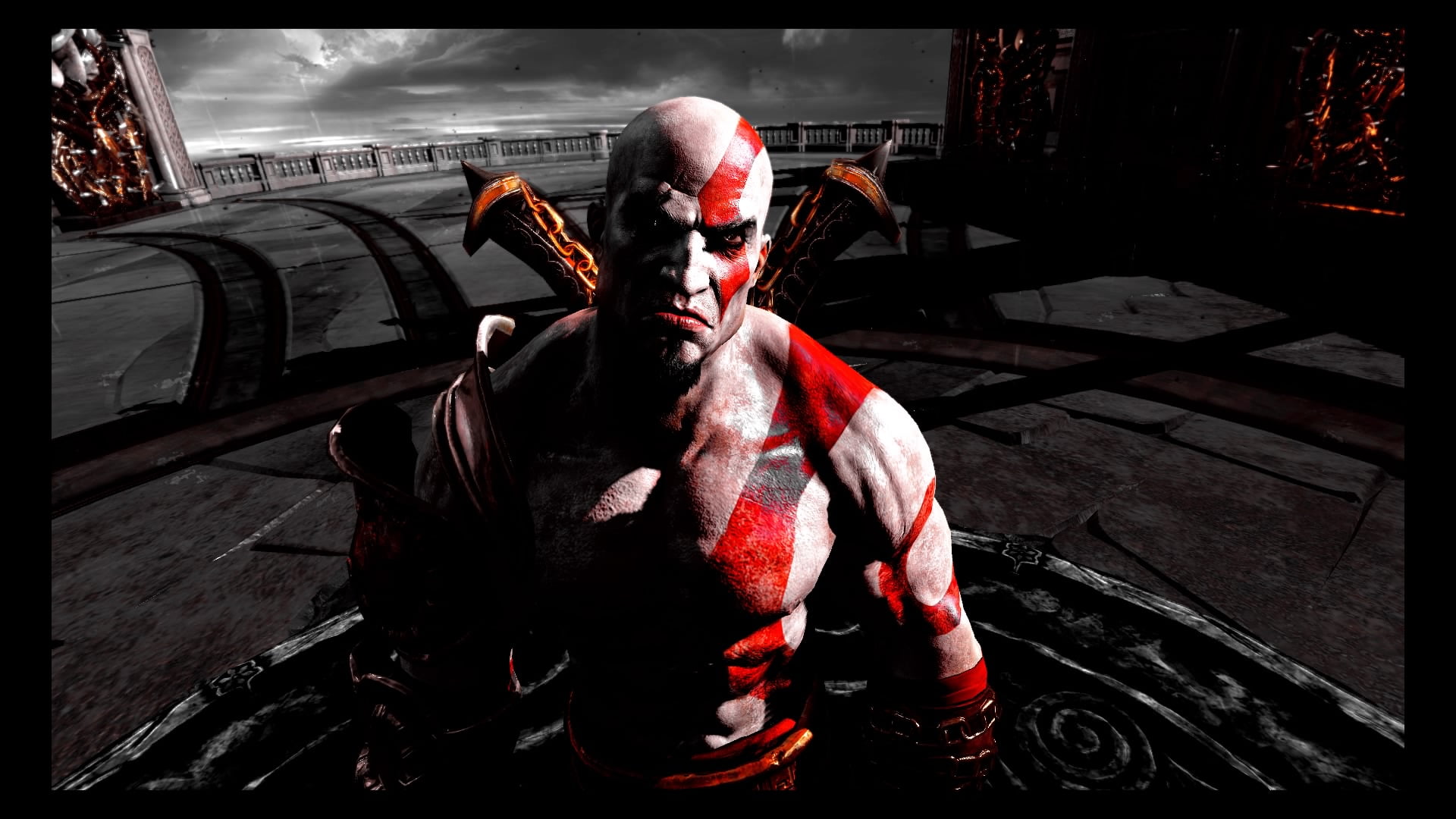 God of War III, PlayStation Share, screen shot, Kratos, PlayStation, 1080P, God of War, PlayStation 4, video games, HD Wallpaper