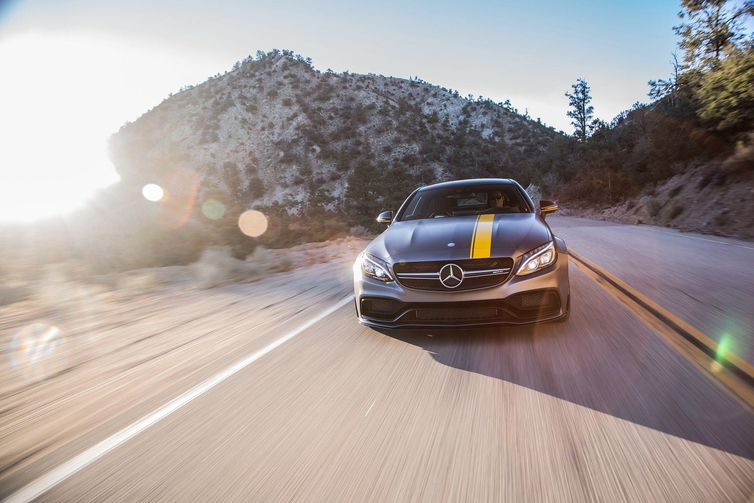 black, us-version, coupe, mercedes, c63-s, 720P, 2016, edition-1, (c205), amg, cars, HD Wallpaper