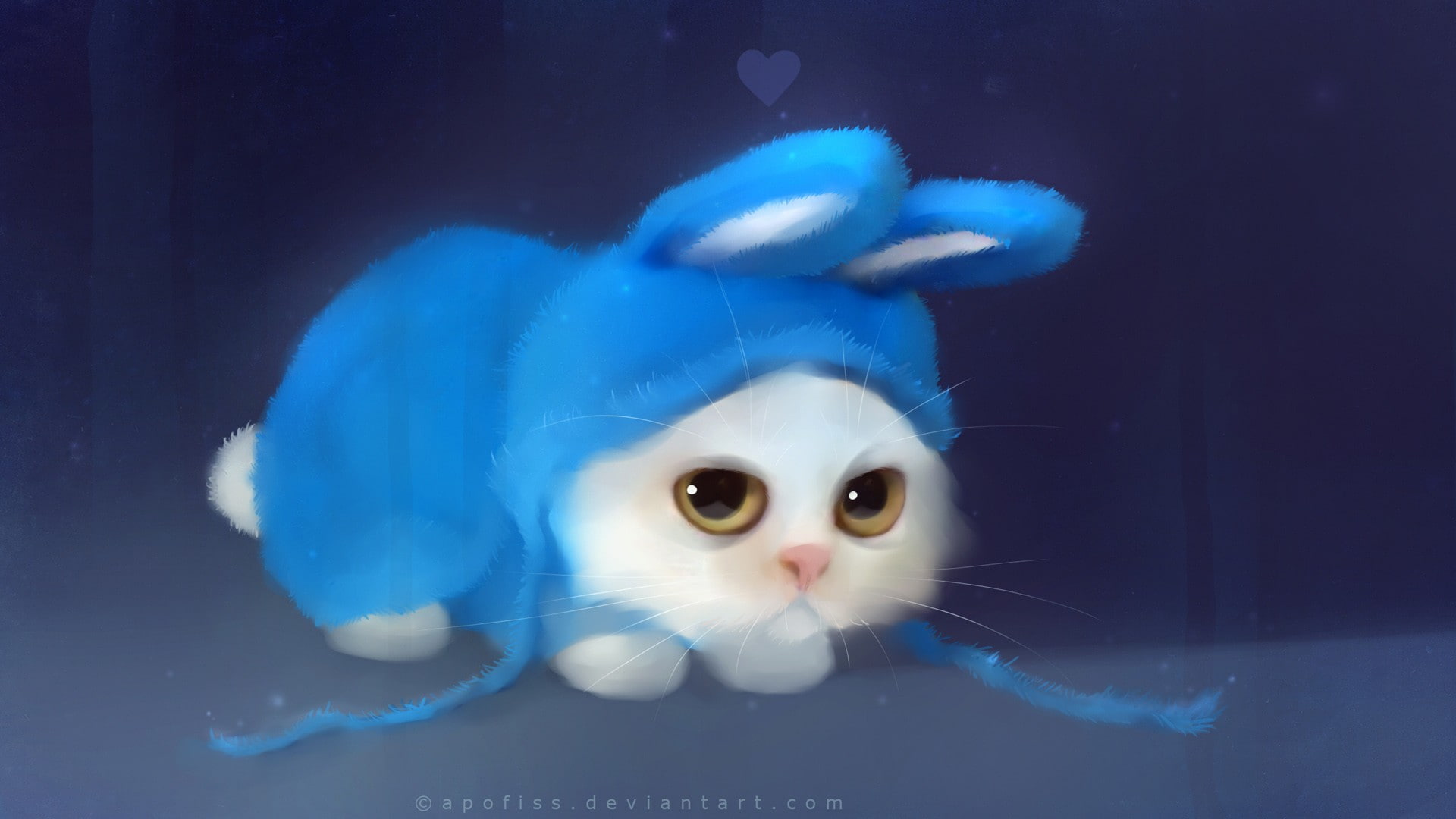 1080P, bunny, rabbit, hd, cat, digital/artwork, HD Wallpaper