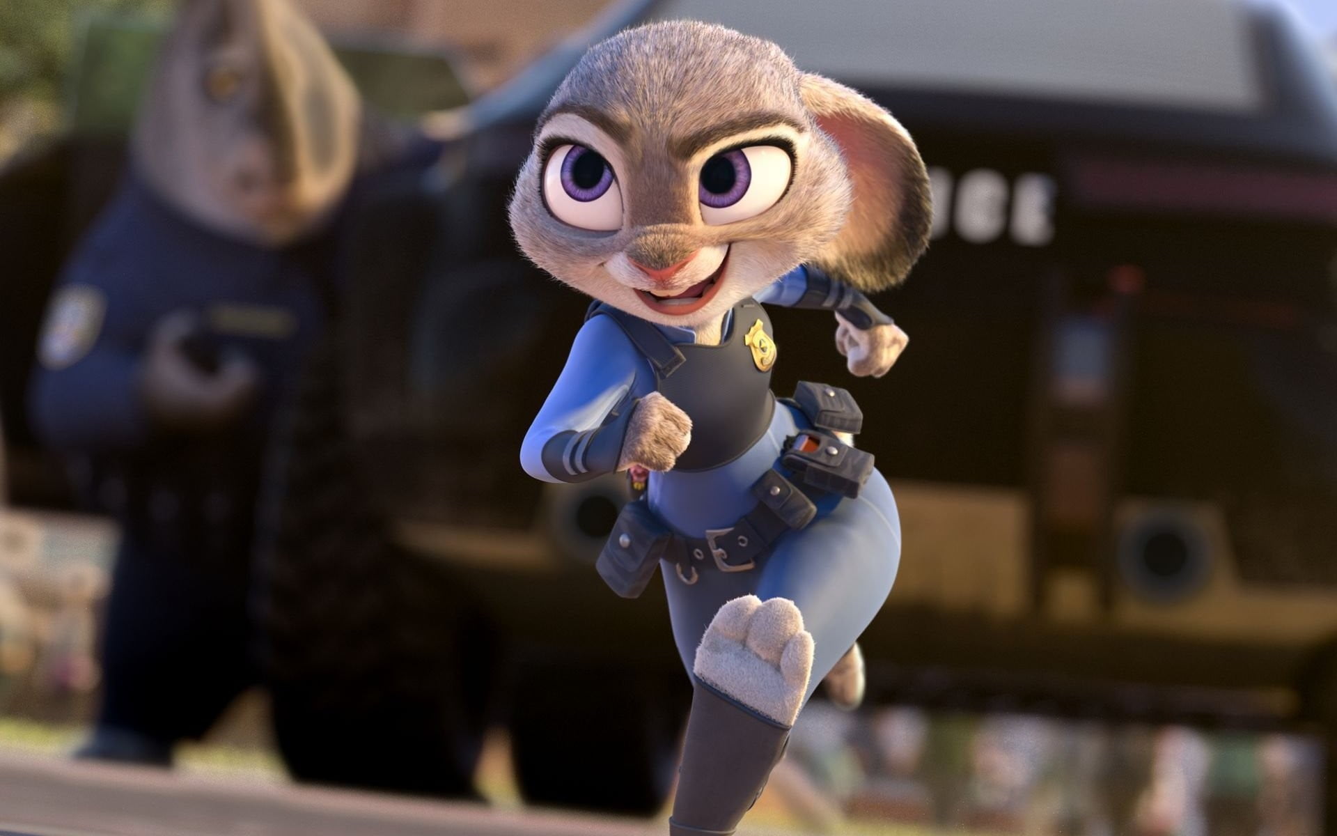figurine, toy, disney, day, male likeness, front view, fun, childhood, judy, art and craft, creativity, offspring, Zootopia, human representation, people, HD Wallpaper