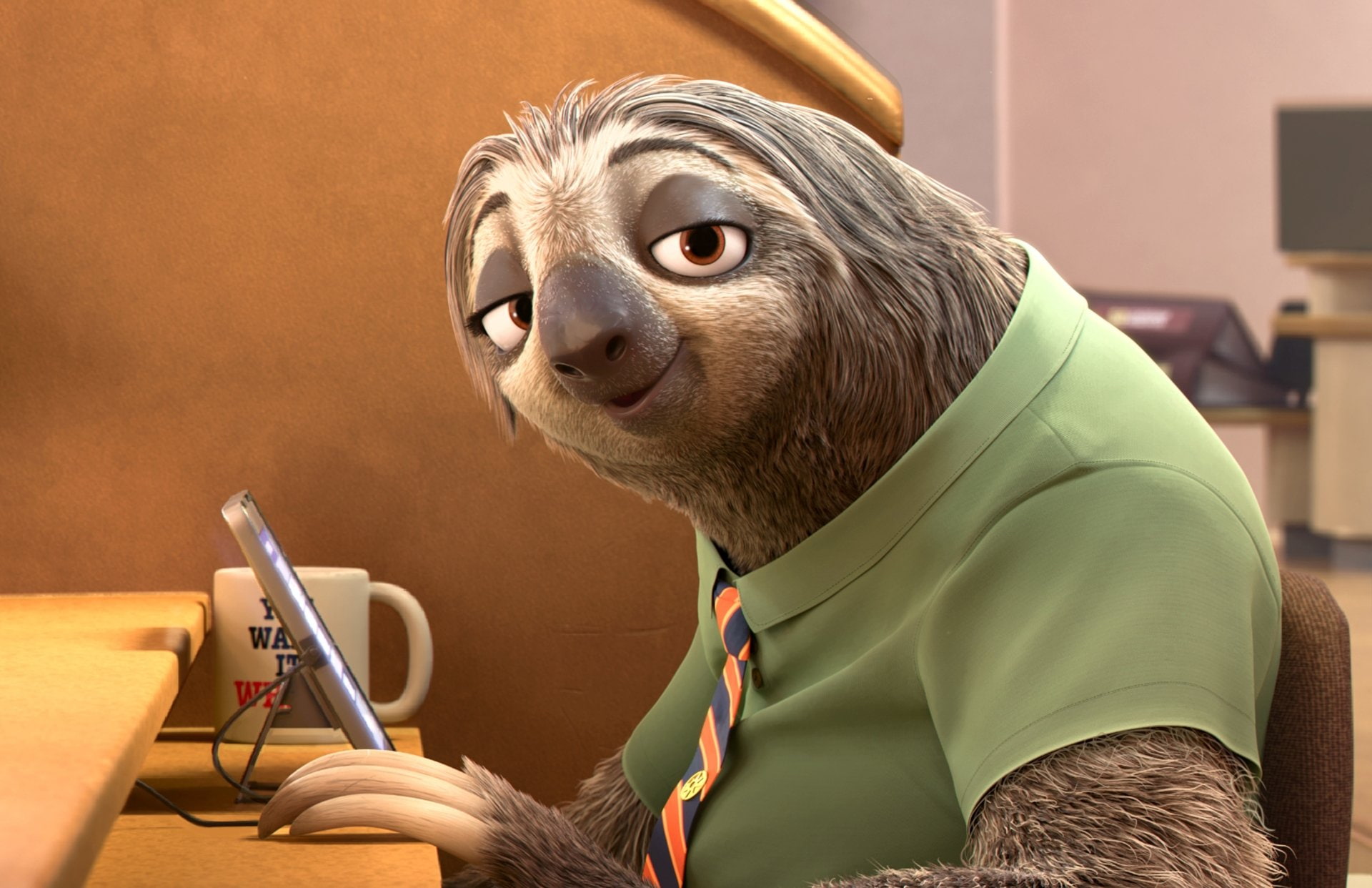 Flash (Zootopia), 1080P, Movie, Zootopia, HD Wallpaper