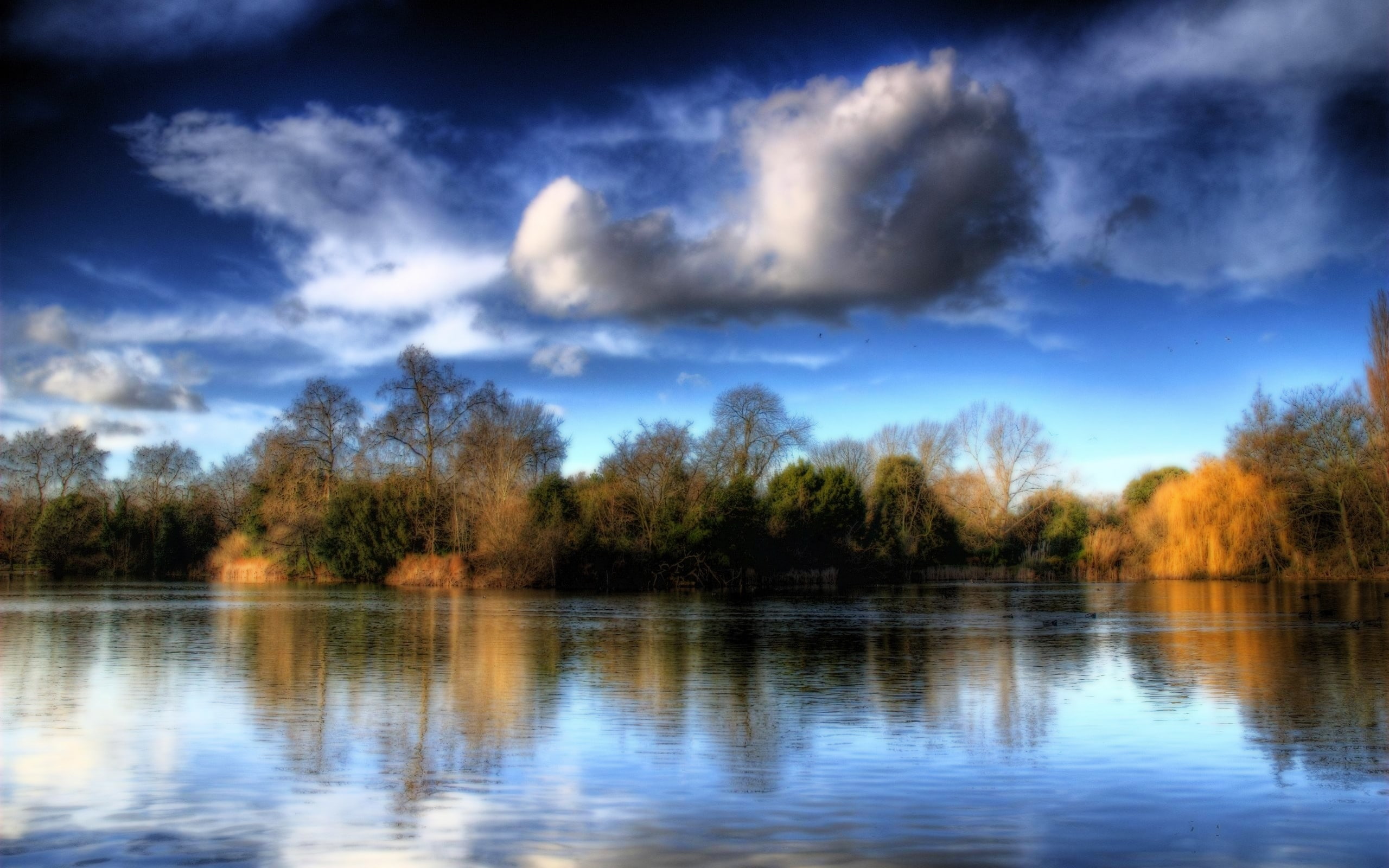 lakes, nature, 2K, art, hd, battersea, Landscapes, HD Wallpaper