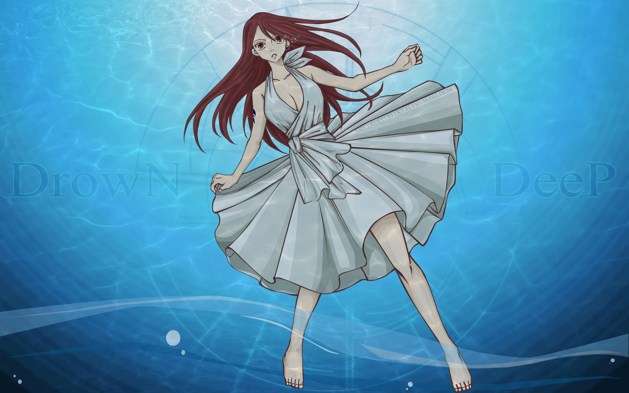 women, young Adult, animal representation, creativity, human Hair, floating on water, animal wildlife, one Person, beautiful, underwater, no people, HD Wallpaper