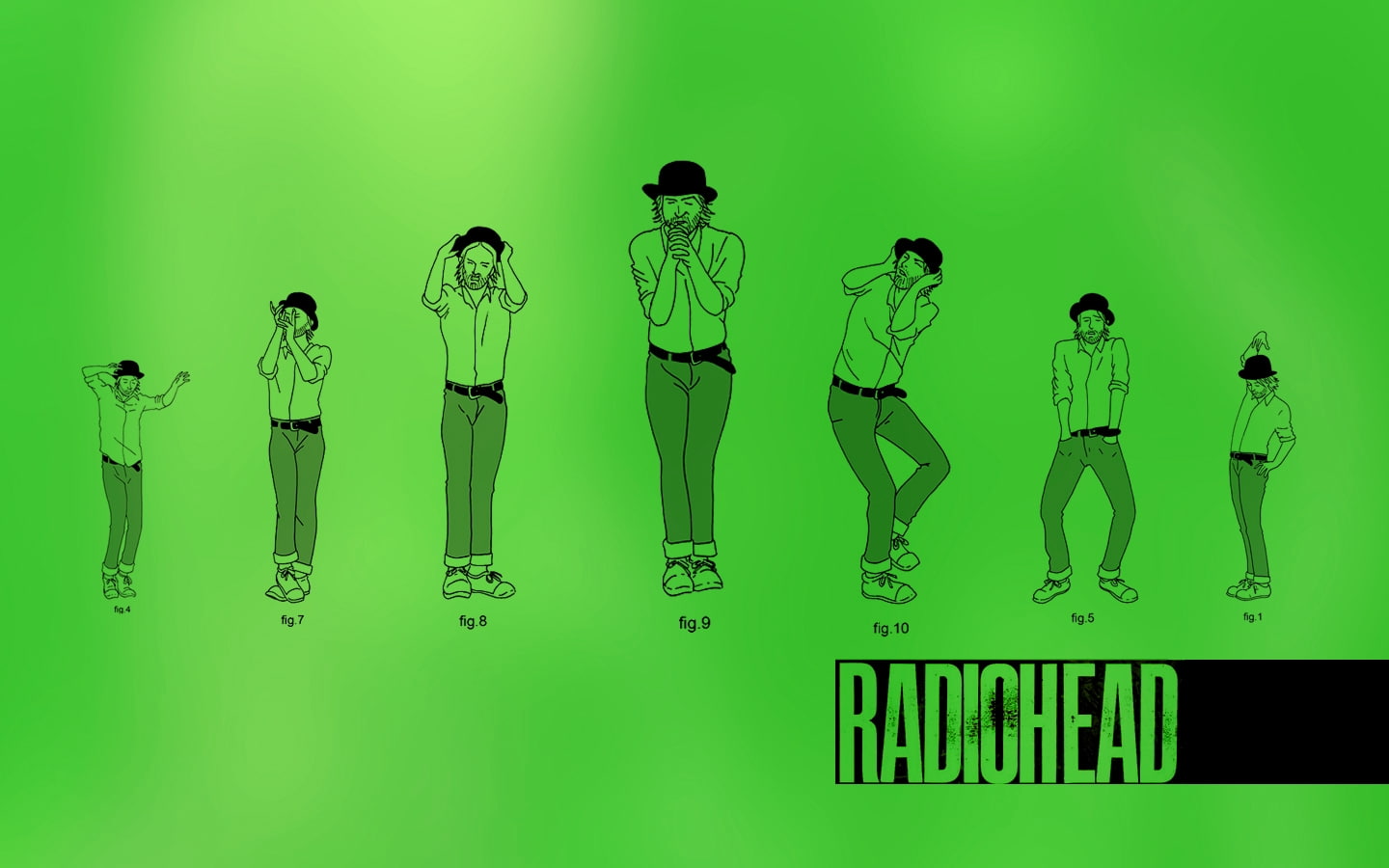720P, horses, hd, animals, x, art, Radiohead, HD Wallpaper