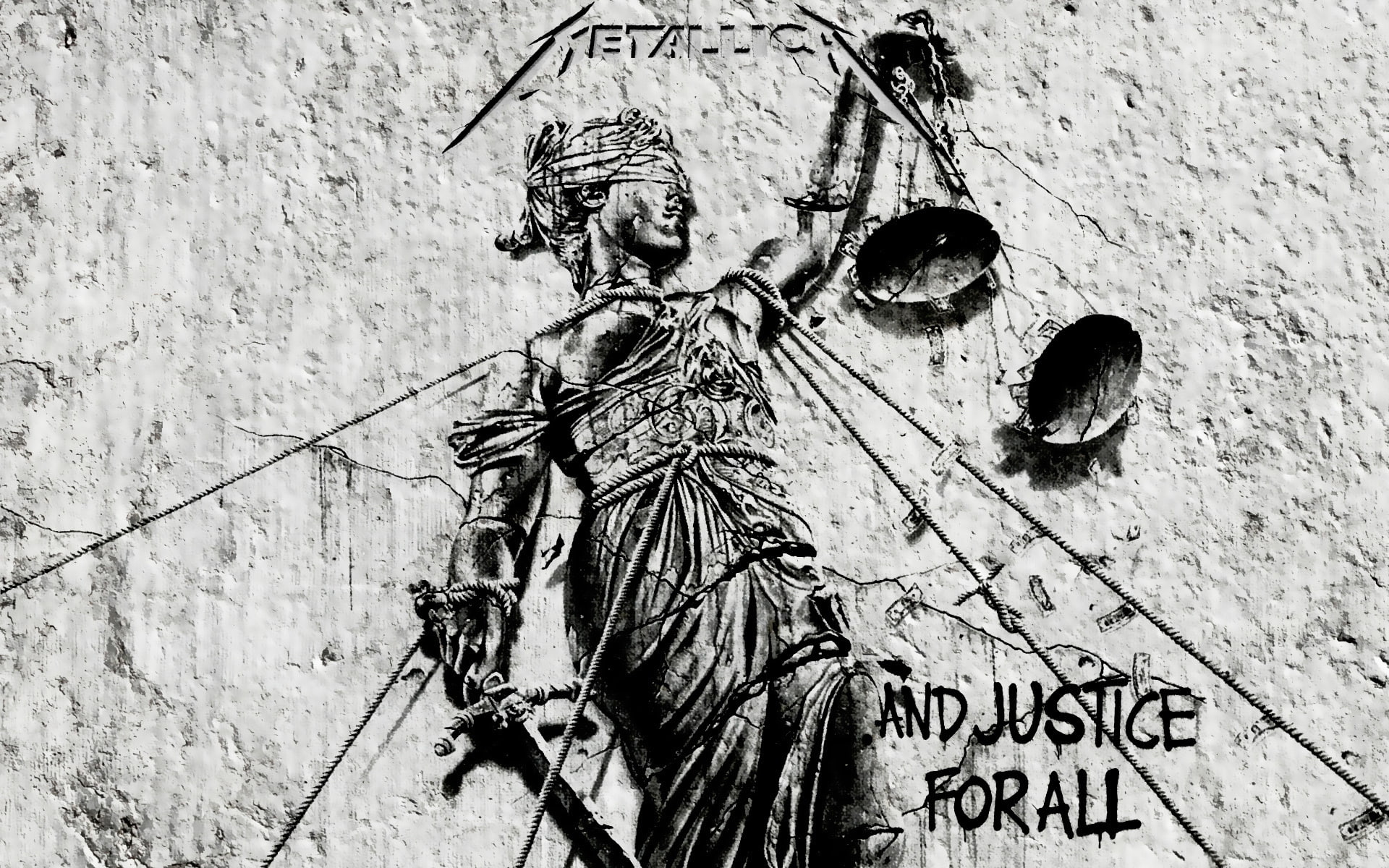 rock, and justice for all, 1080P, metallica, Libra, logo, music, HD Wallpaper