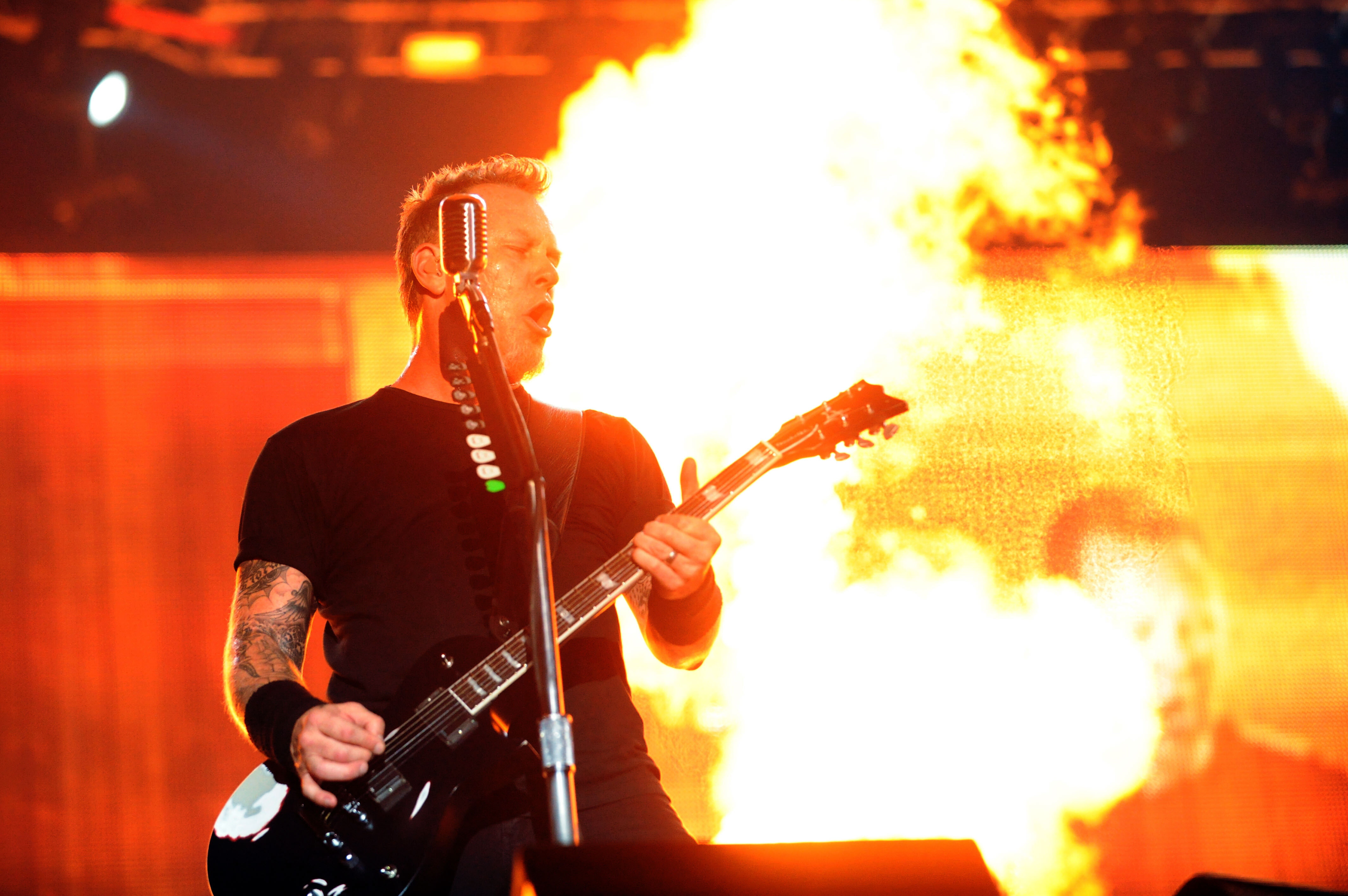 4K, james, hetfield, metallica, concert, HD Wallpaper