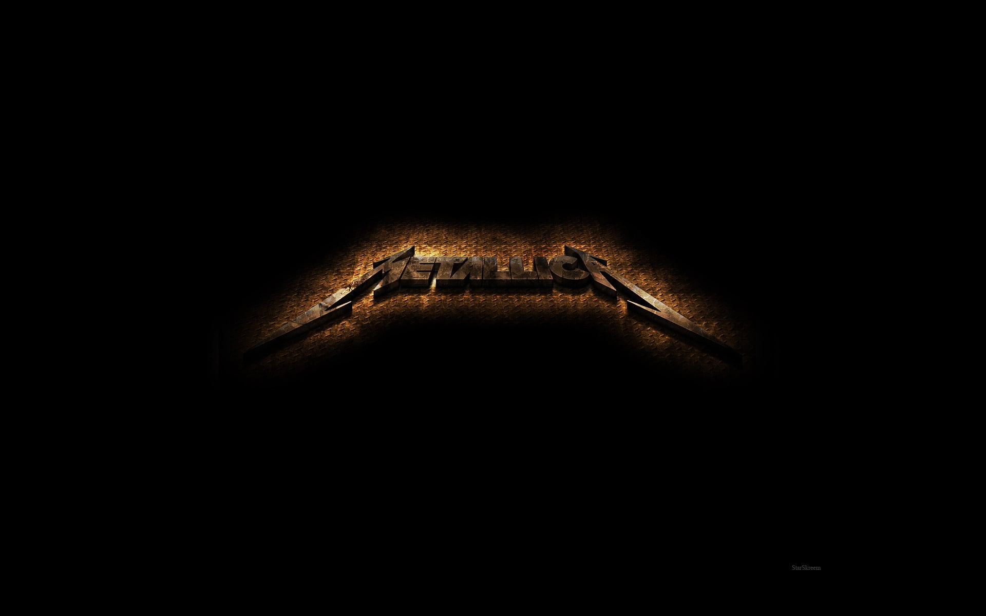 logo, metallica, rusted, 1080P, background, HD Wallpaper