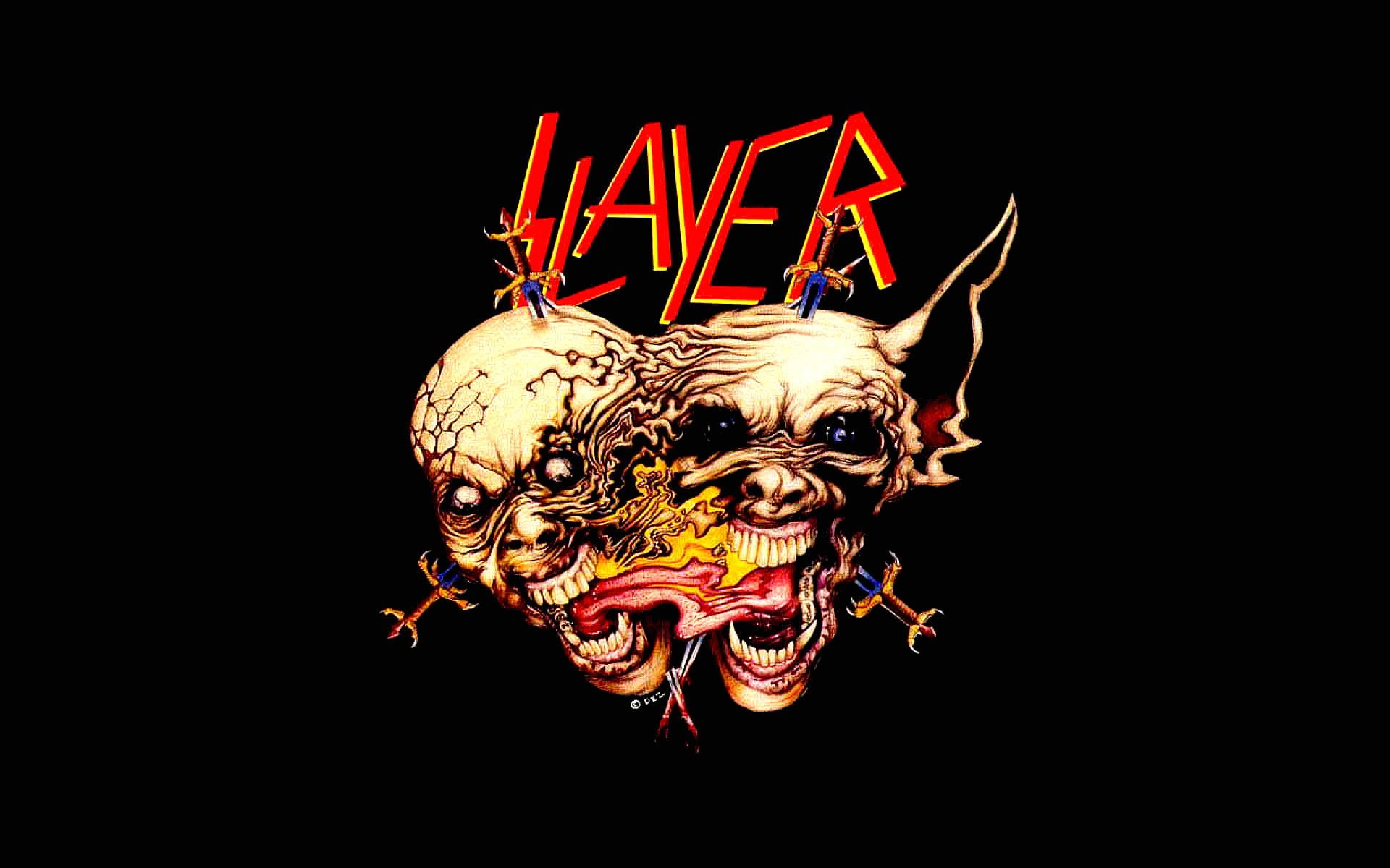 1080P, skull, metal, death, dark, slayer, thrash, heavy, HD Wallpaper