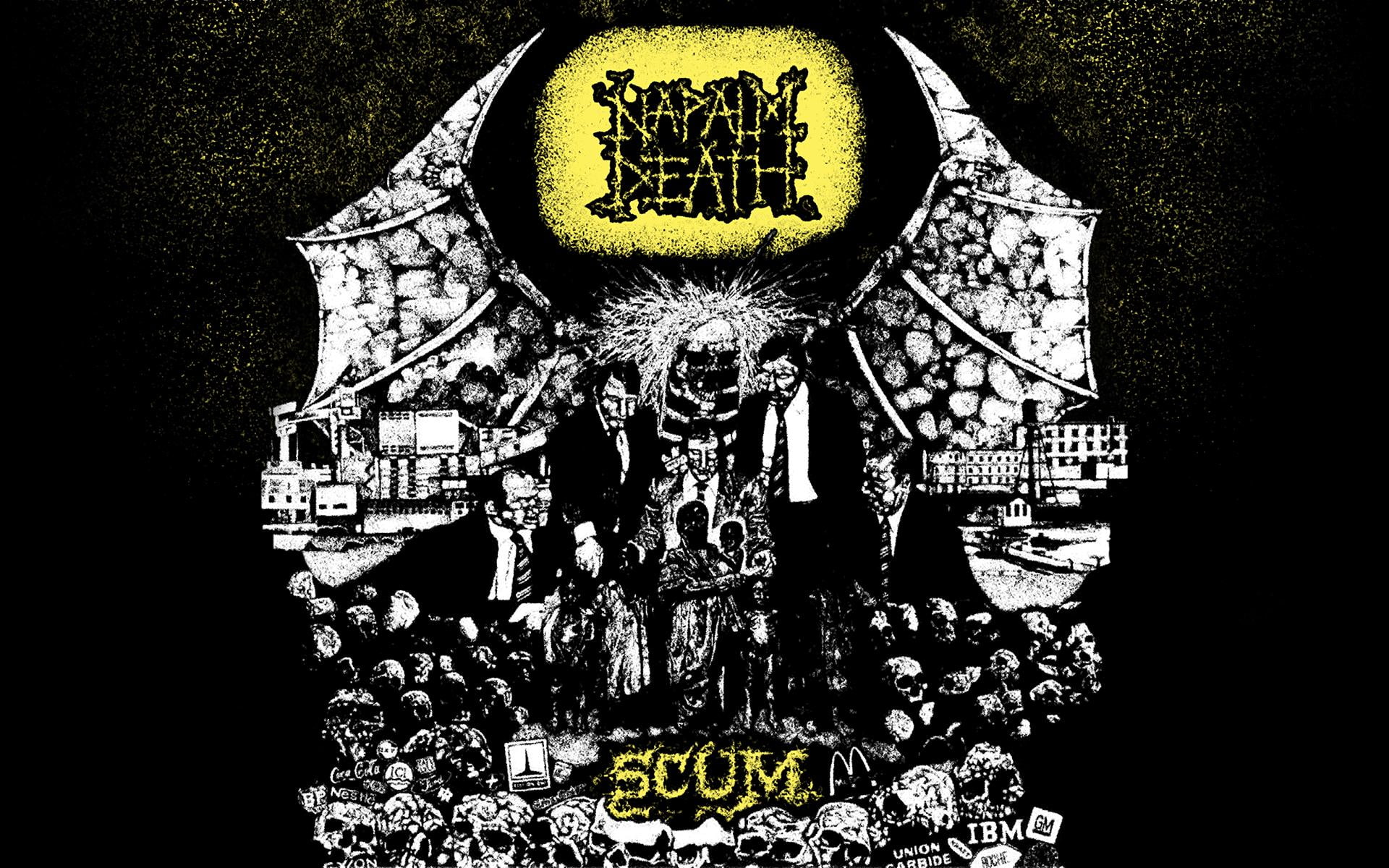 napalm, metal, heavy, 1080P, thrash, cover, death, HD Wallpaper