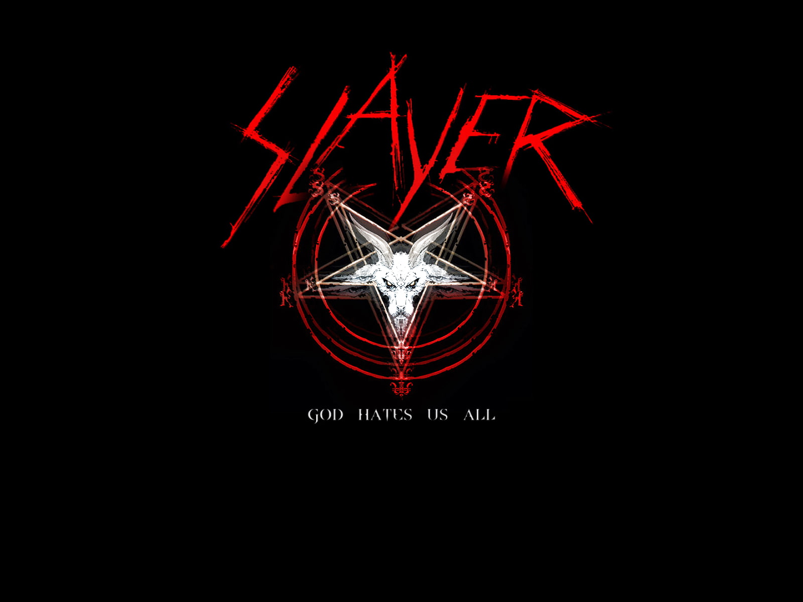heavy, dark, metal, thrash, death, 720P, music, slayer, HD Wallpaper