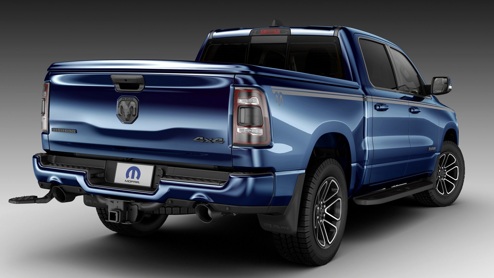 Blue Car, Car, Vehicles, Ram 1500, 4-Door Truck, 1080P, Pickup, Ram 1500 Big Horn, HD Wallpaper