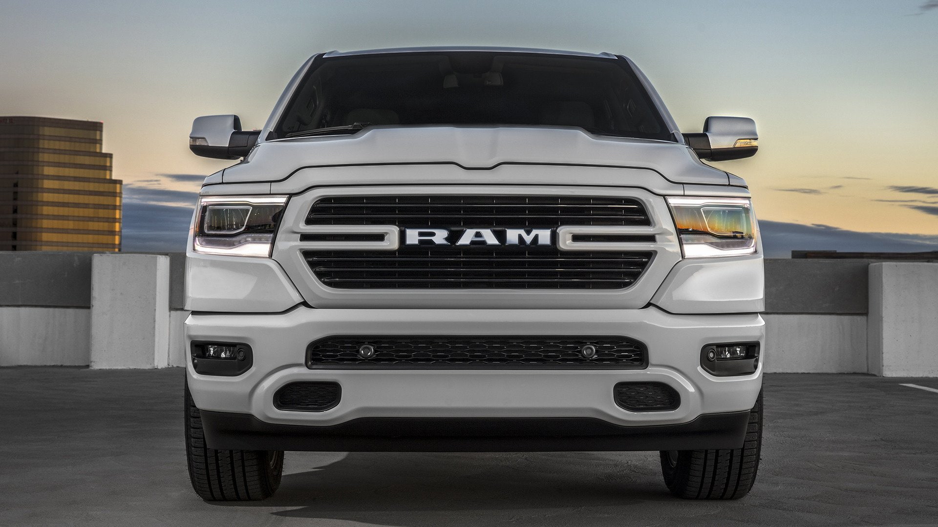 Car, Ram 1500 Big Horn, White Car, Pickup, Ram 1500, Vehicles, 1080P, 4-Door Truck, HD Wallpaper