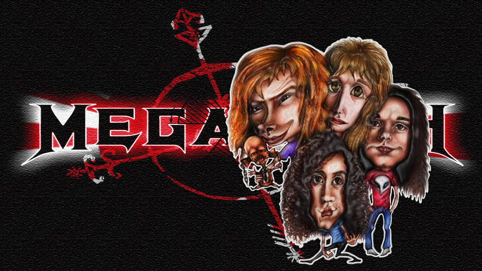 rattlehead, skulls, mustaine, covers, 720P, bands, groups, vic, thrash, dave, hard, metal, album, megadeth, rock, heavy, HD Wallpaper